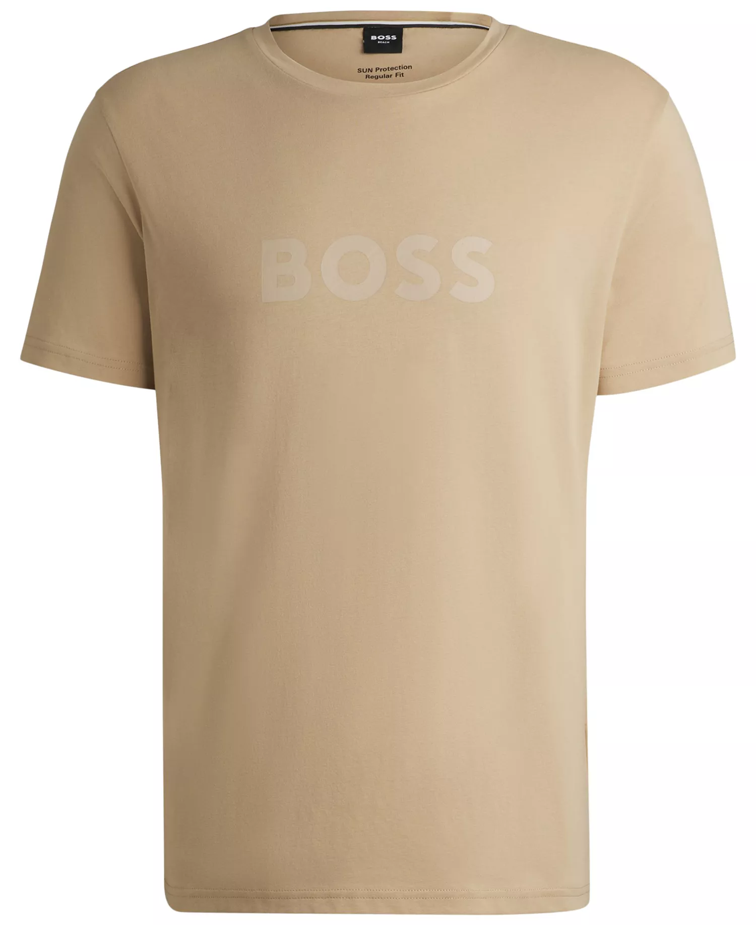 Men's Logo Print Cotton-Jersey T-Shirt - Open Beige - L
