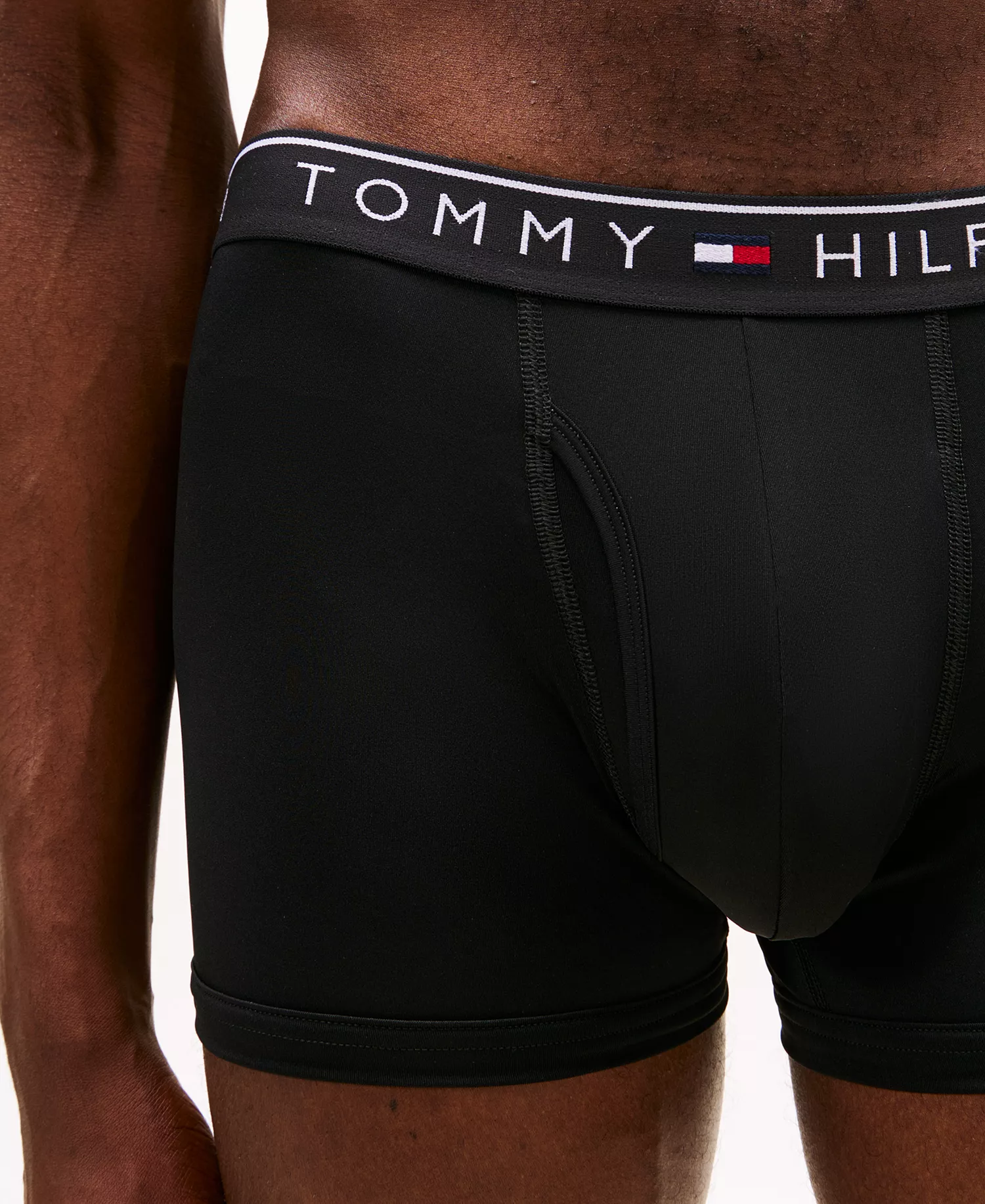 Men's 3-Pack Micro Moisture-Wicking Trunks Set - Black - L