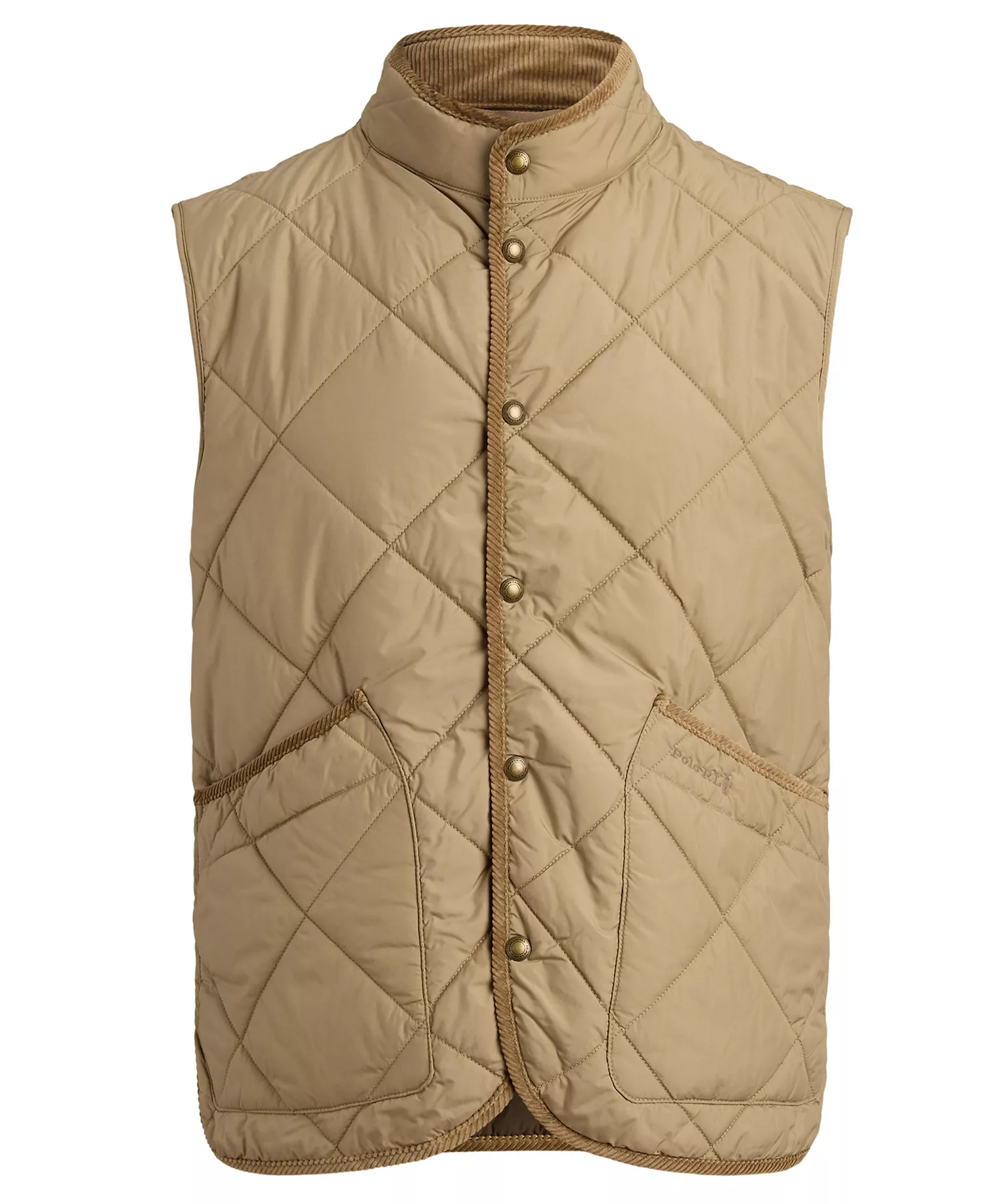 Men's Hurston Diamond-Quilted Vest - Desert Khaki - L