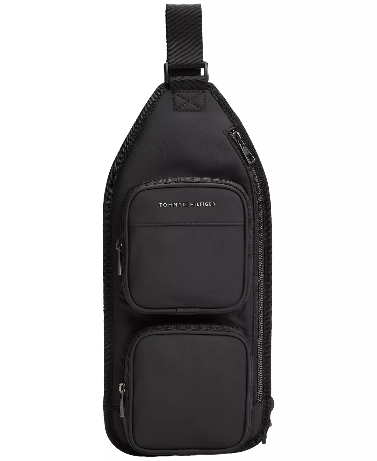 Men's Single Strap Sling Bag - Black - No Size