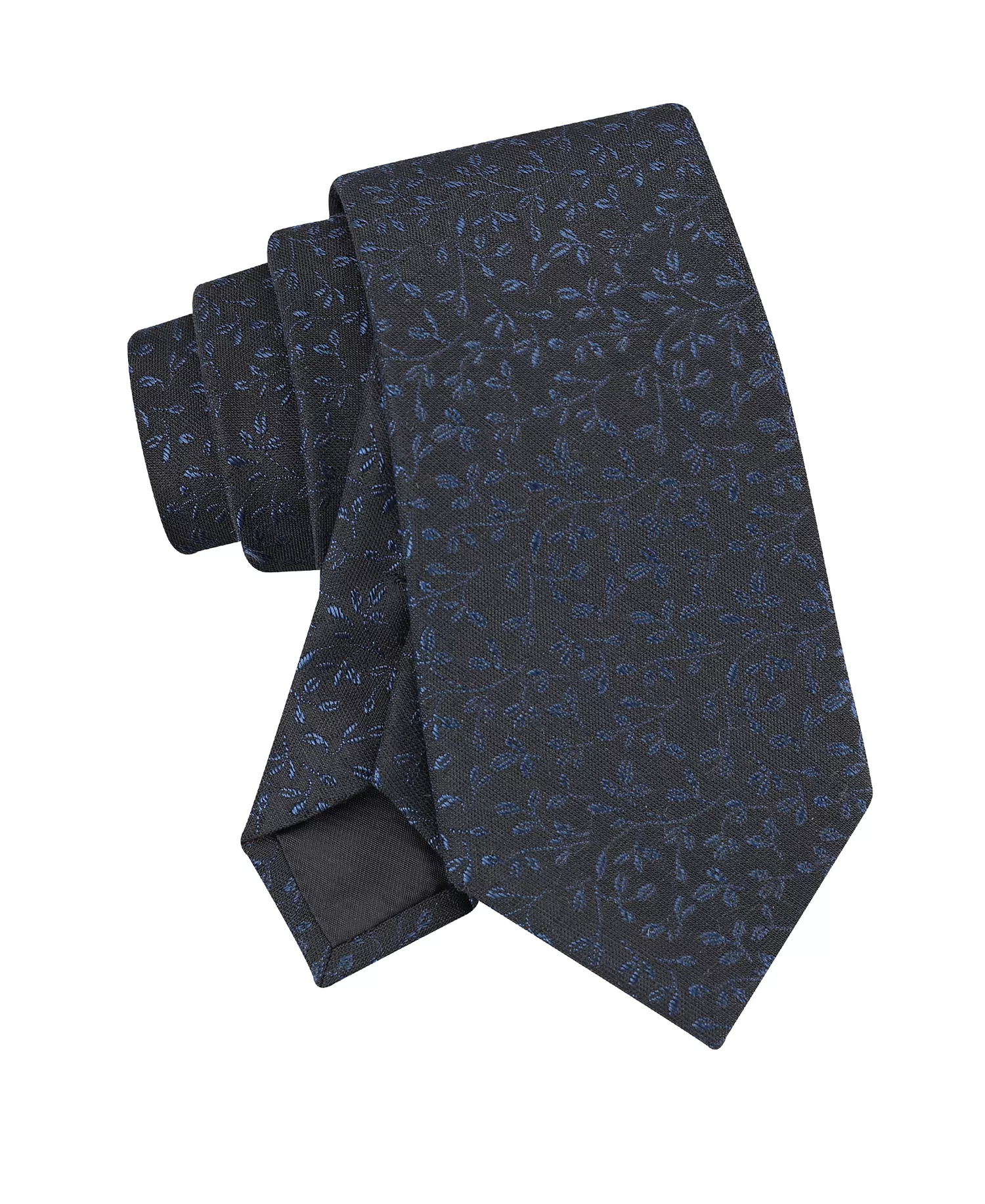 Men's Kamila Botanical Tie - Navy - ONE SIZE
