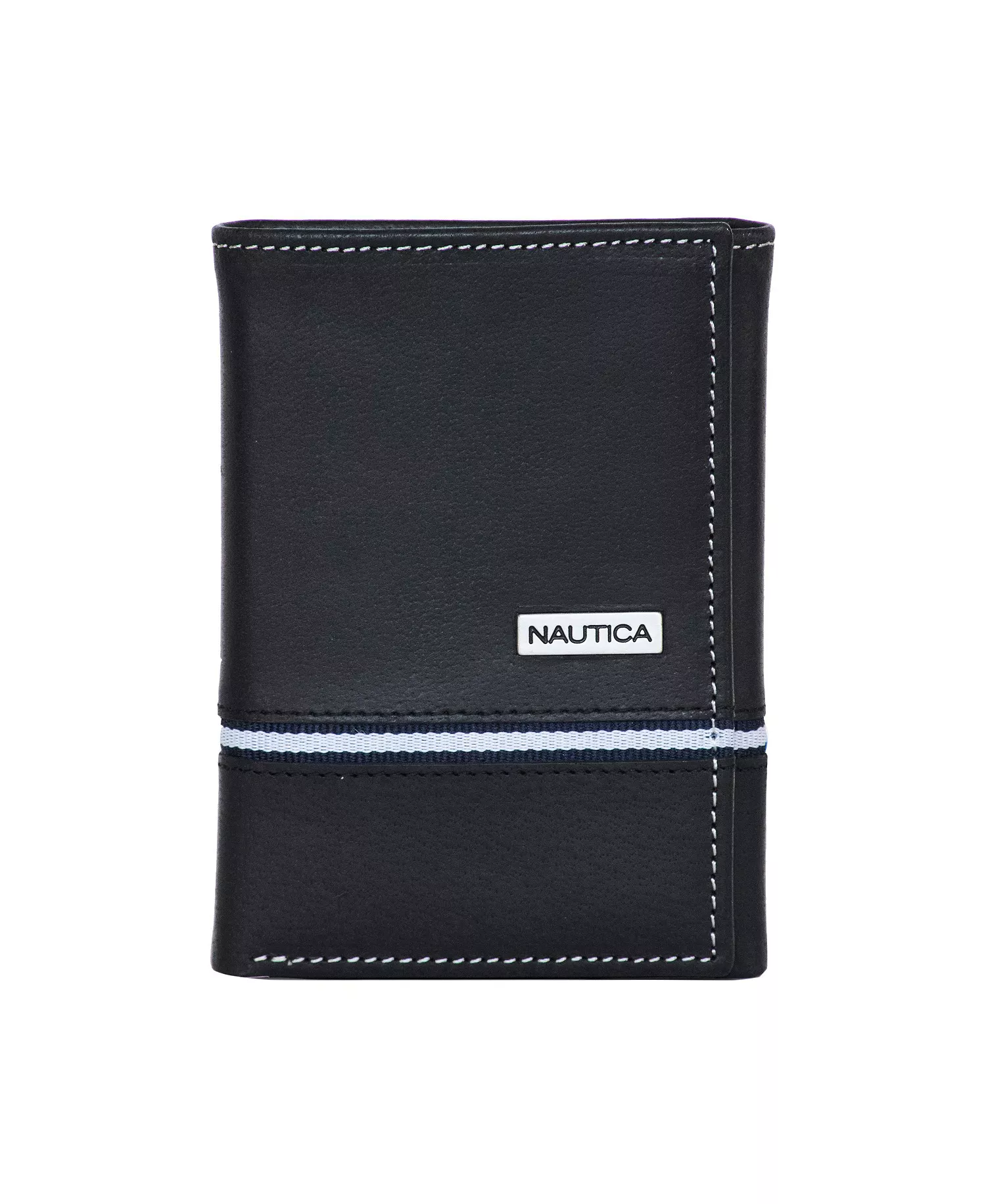 Men's Trifold Wallet - Black - ONE SIZE