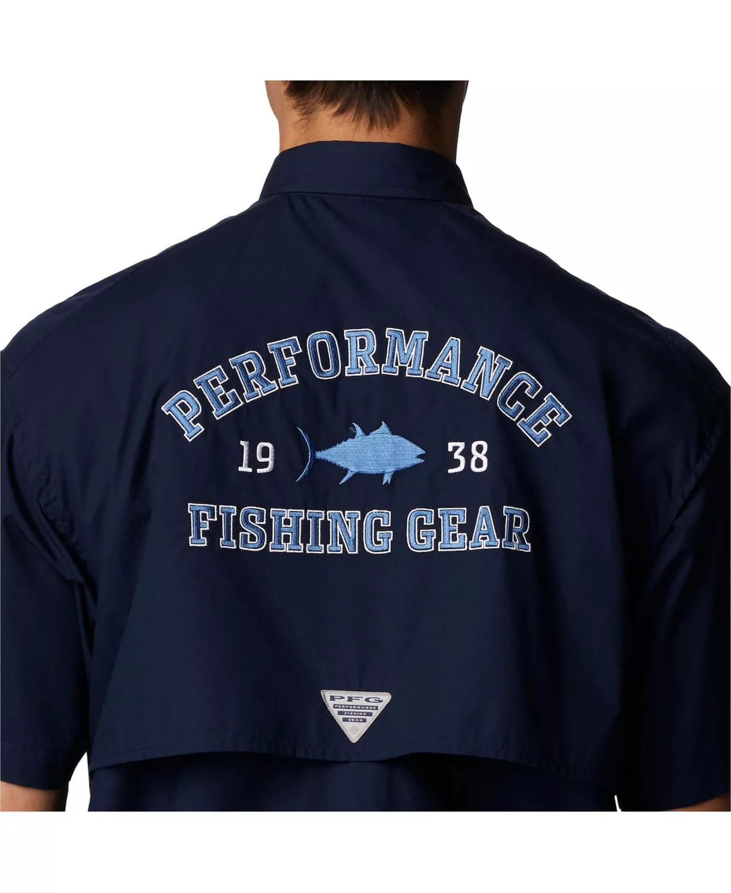 Men's Navy North Carolina Tar Heels Bonehead Button-Up Shirt - Navy - 2XL