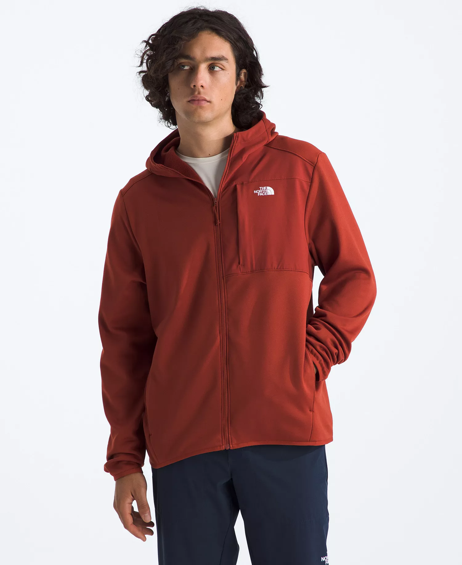 Men's Performance Fleece Full-Zip Hoodie - Iron Clay - 2XL