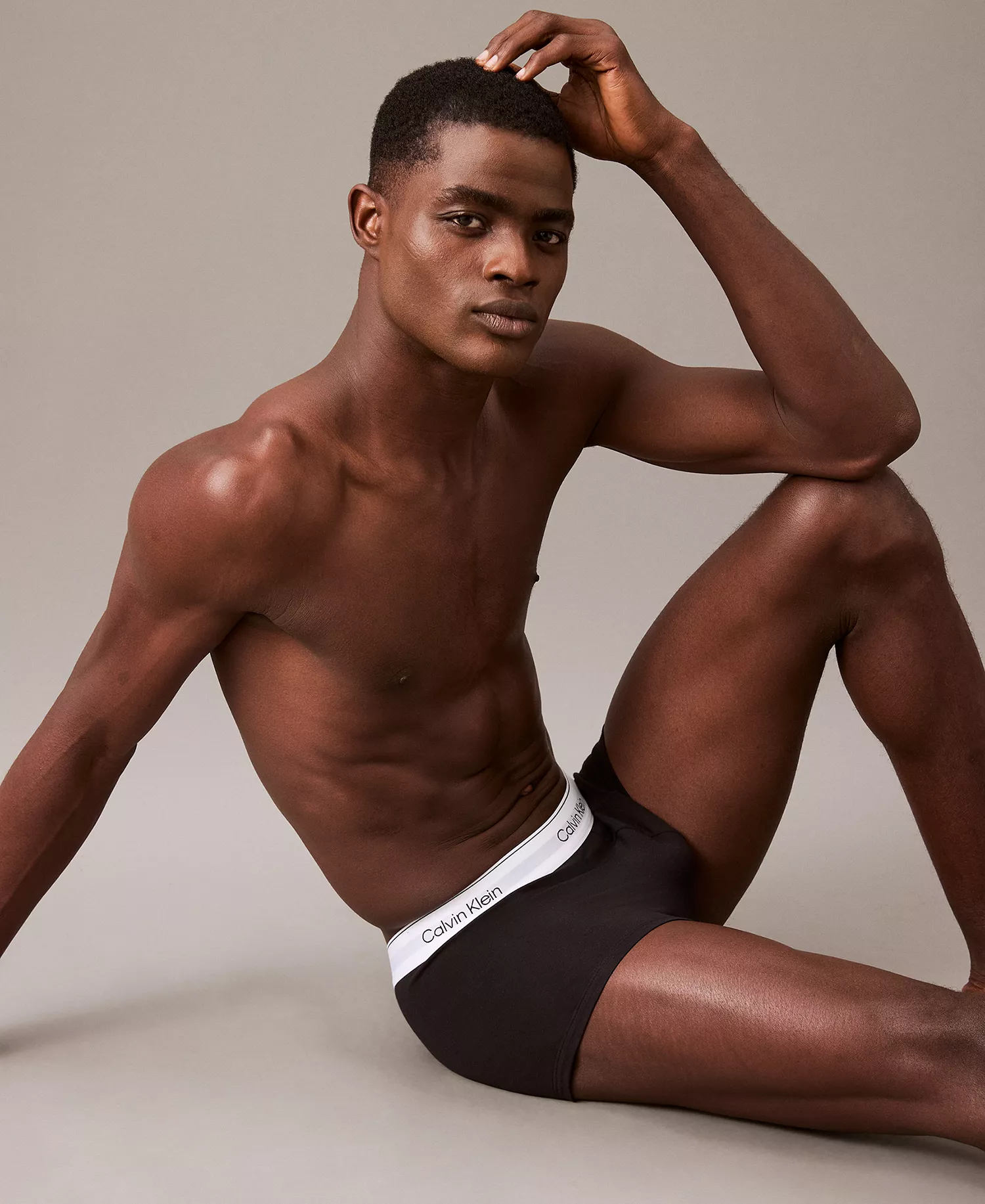 Men's Icon Stretch Low Rise Trunks,  3-Pack - Black - 1X