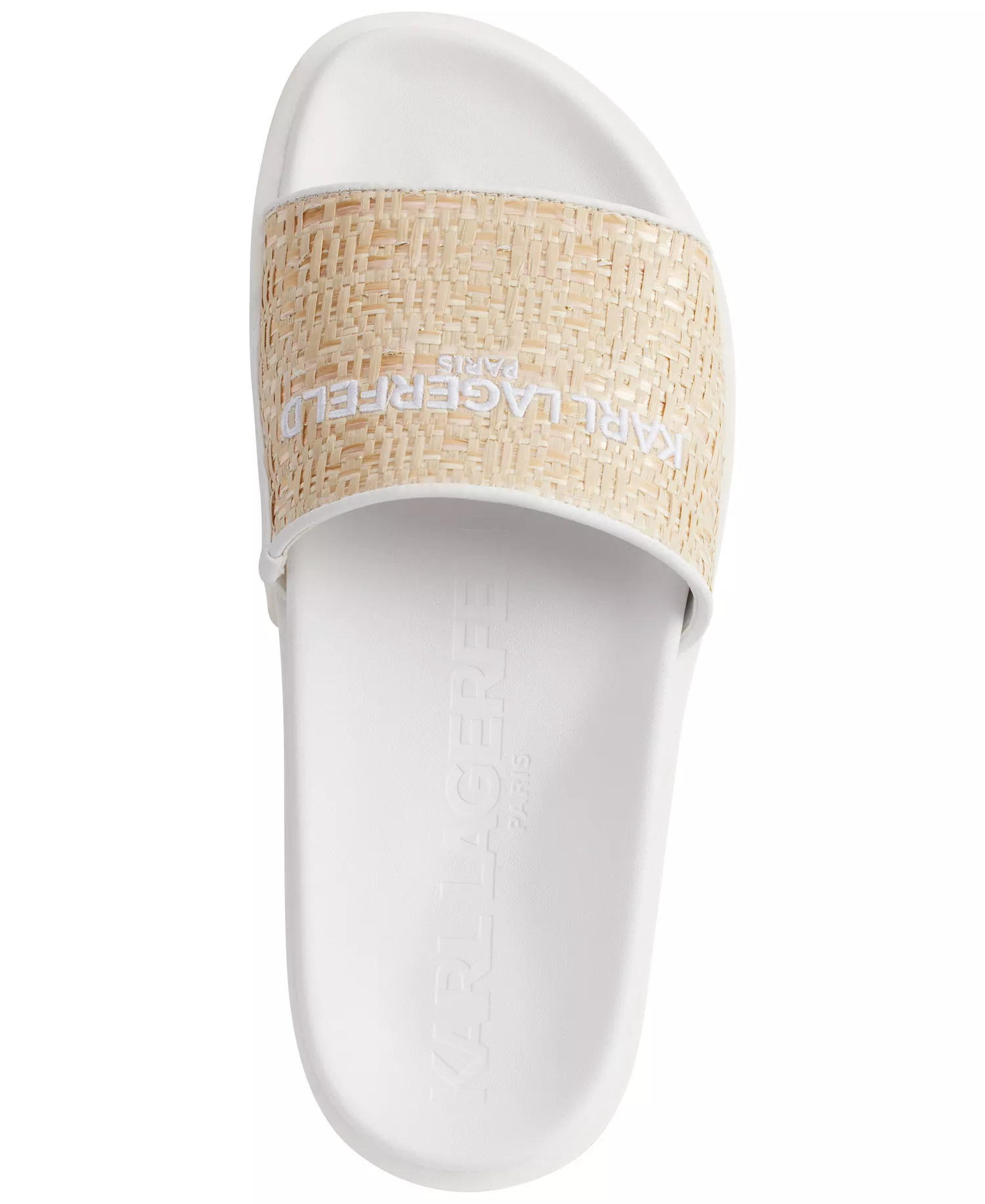 Women's Hazlet Slide Flat Sandals - Natural, Bright White - 11M