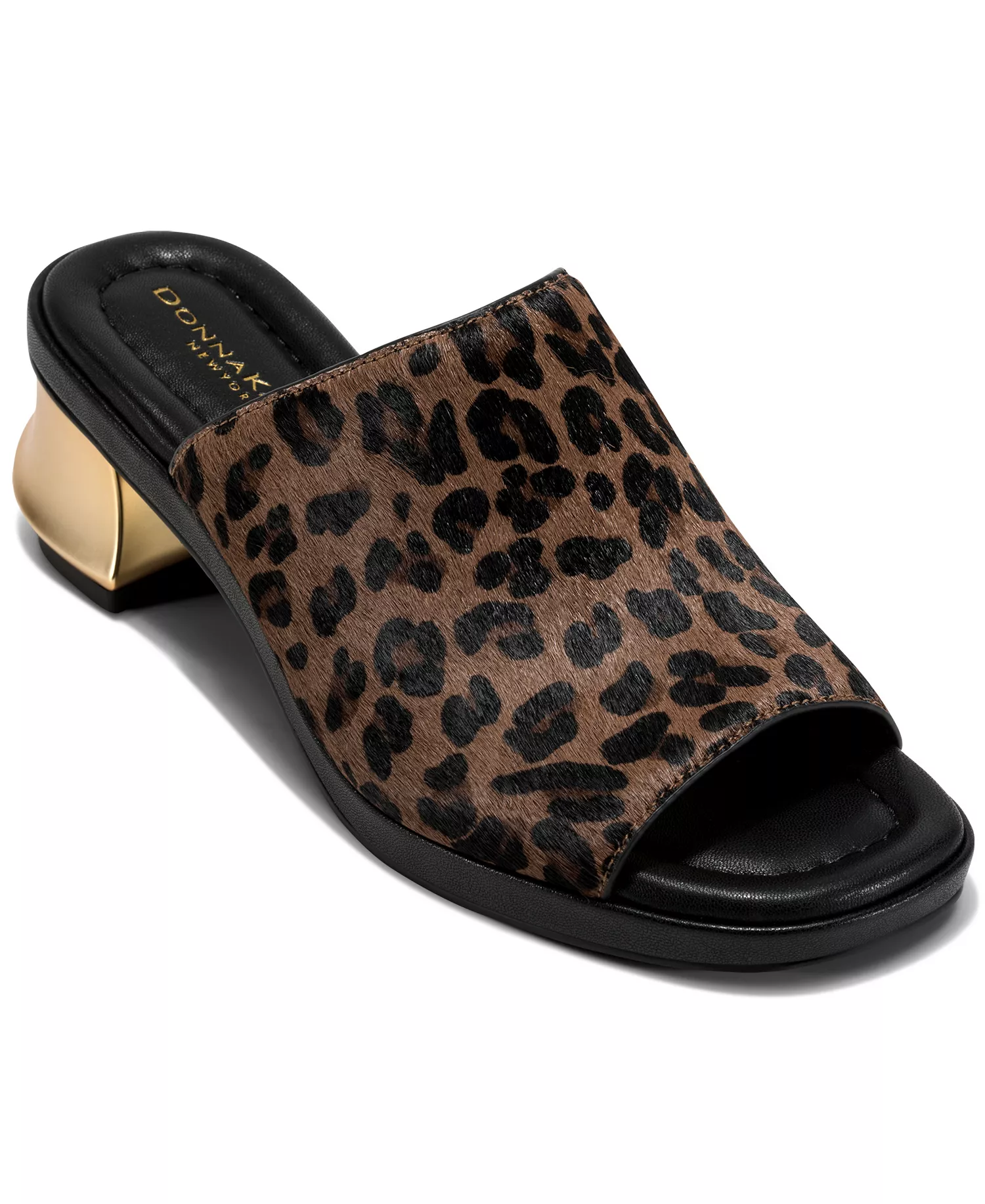 Women's Tinley - Peep Toe Mules - Leopard - 10