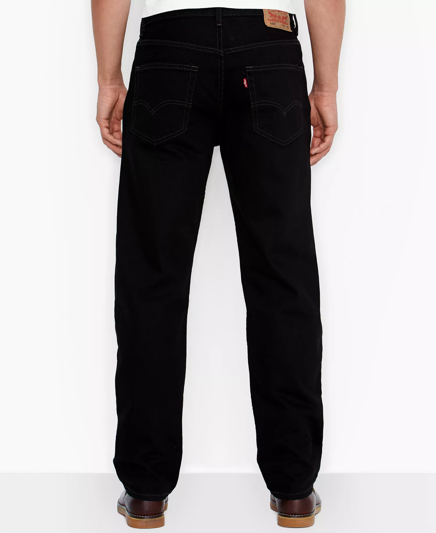 Levi’s Men’s 550 Relaxed Fit Jeans - Black - 29 - 29