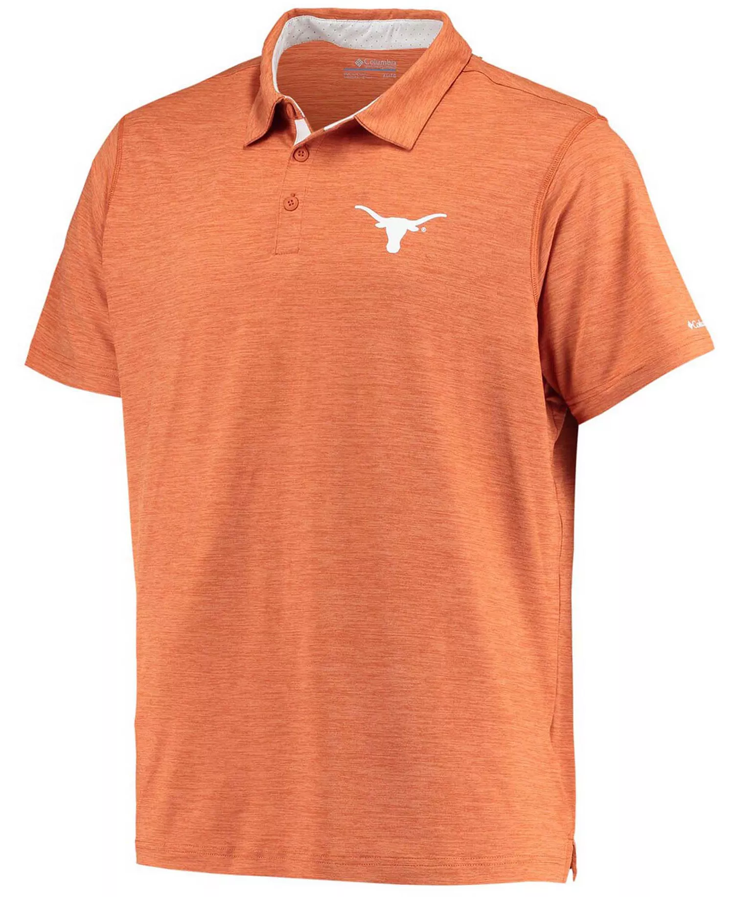 Men's Texas Orange Texas Longhorns Tech Trail Space Dye Omni-Shade Polo - Orange - XXL