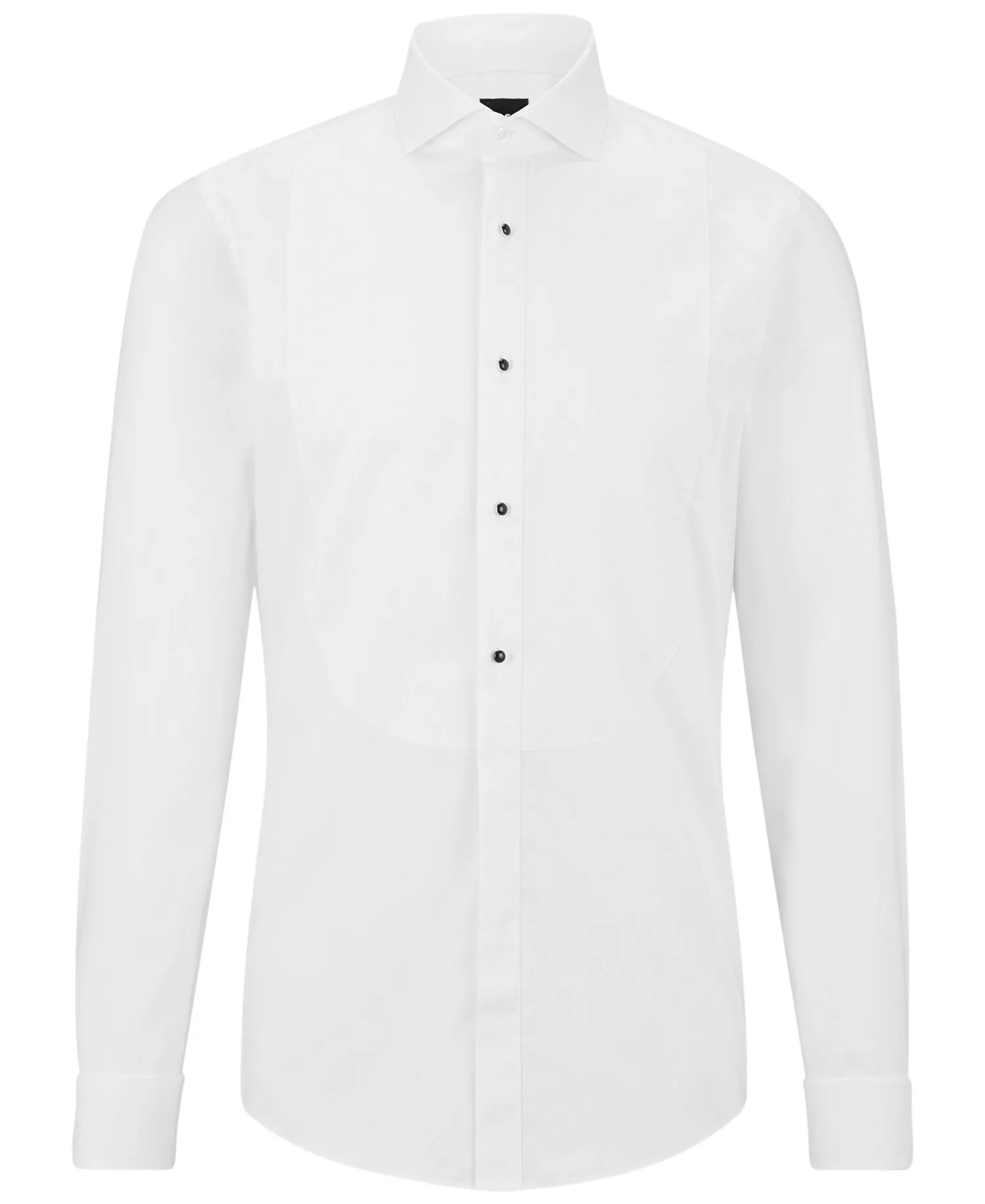 Men's Slim-Fit Easy-Iron Poplin Dress Shirt - White - 14.5