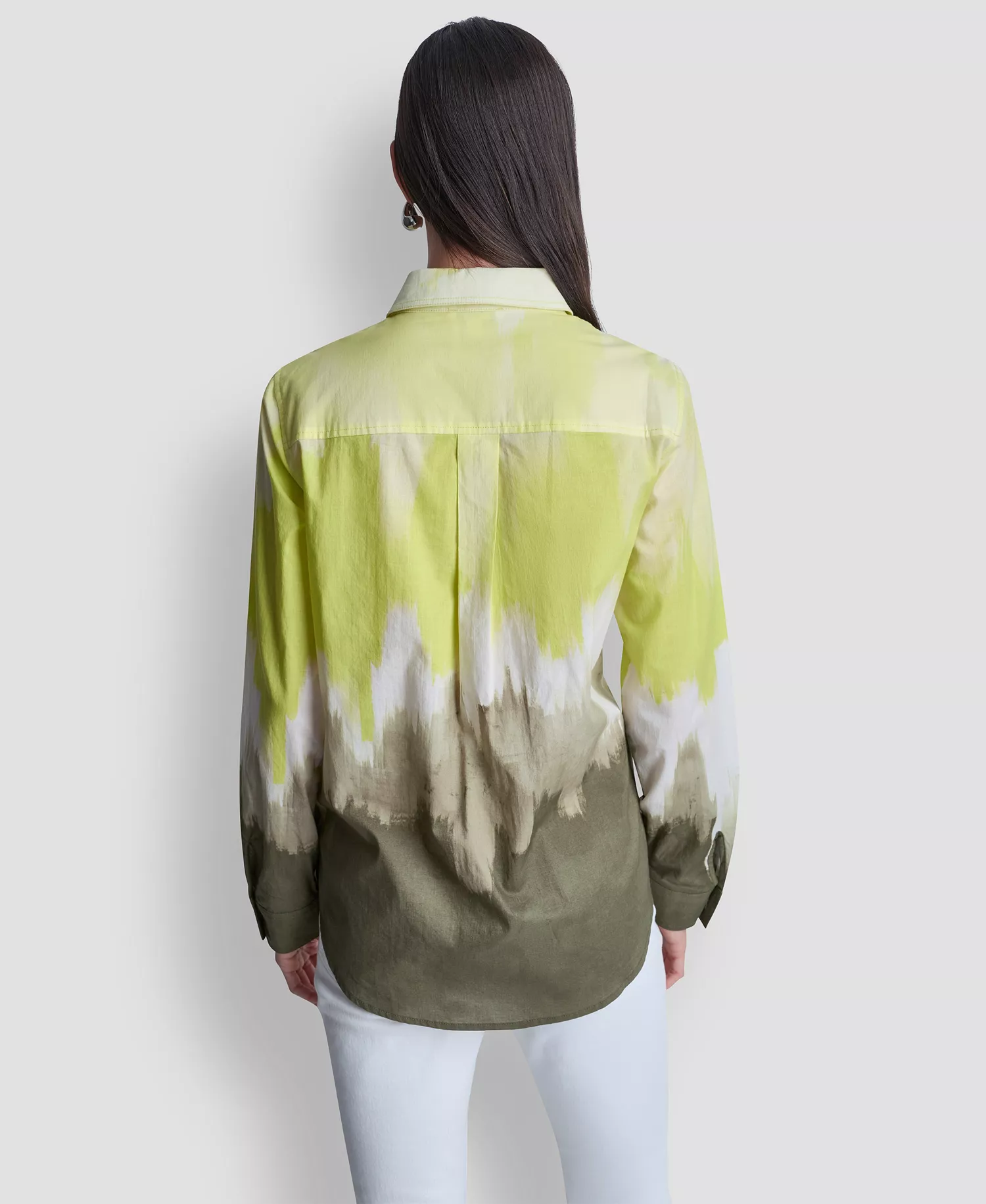 Women's Voile Ombre Long-Sleeve Shirt - Daybreak Haze - L