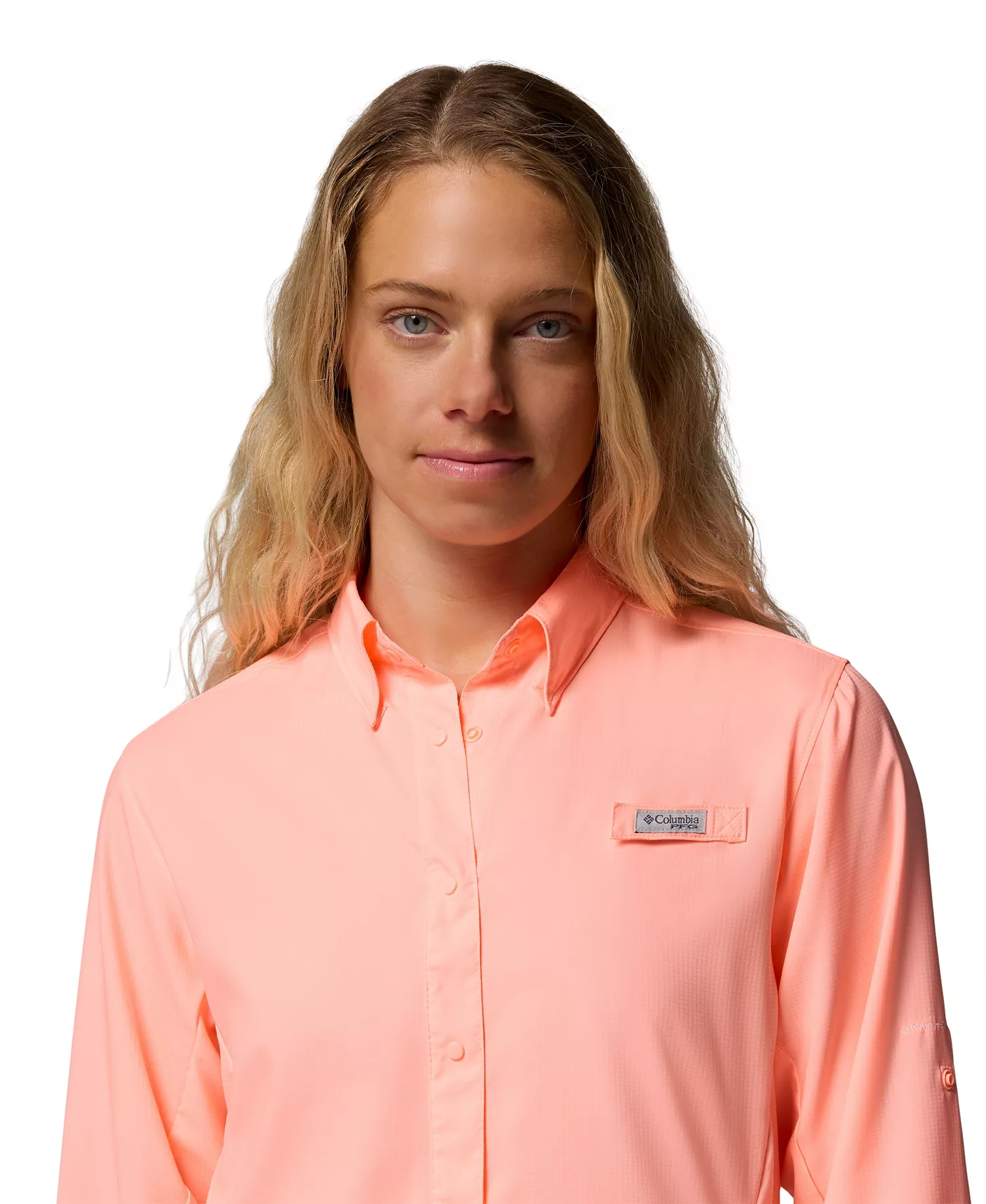 Women's PFG Tamiami II Long-Sleeve  - Tiki Pink - L
