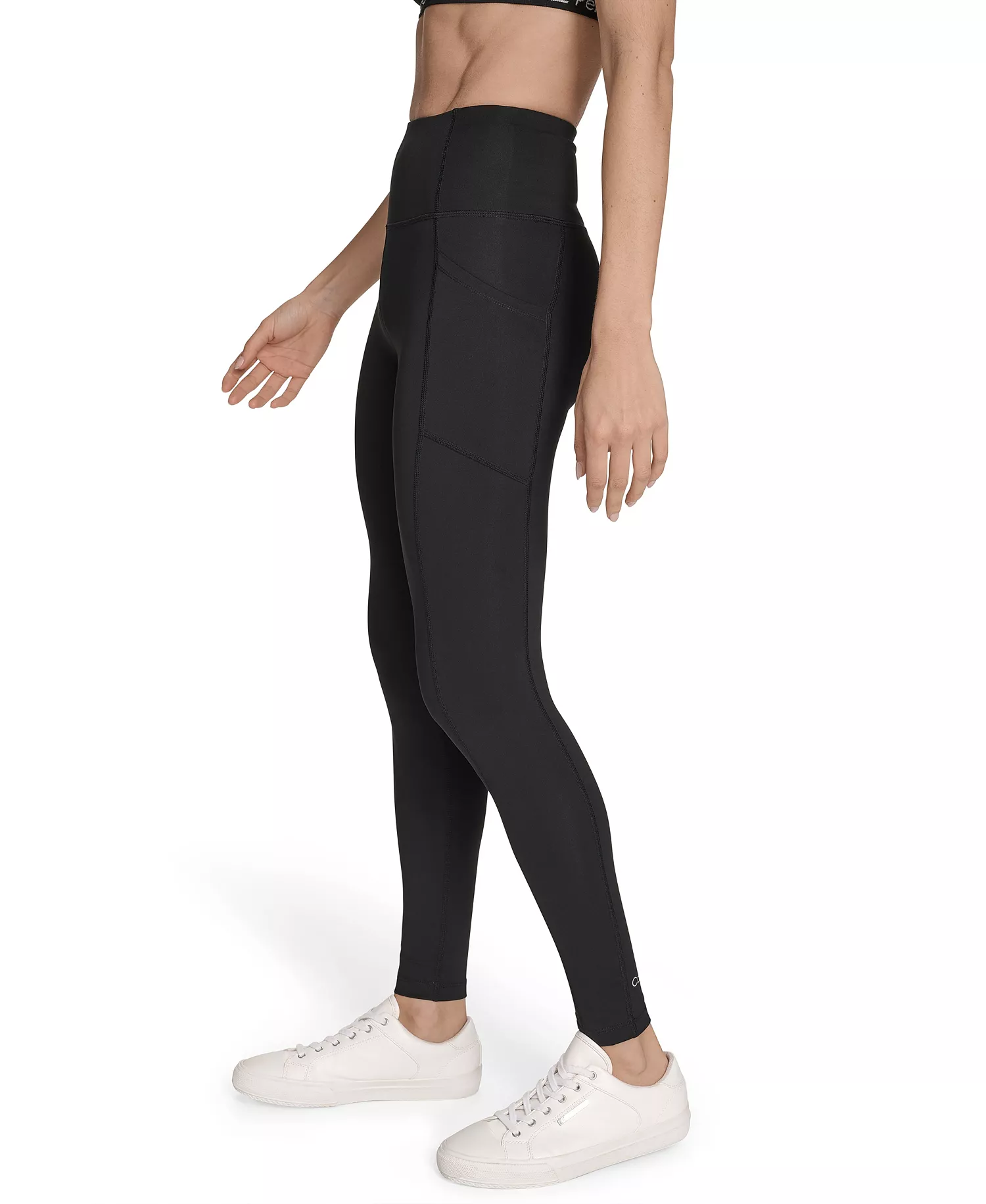Women's Performance High Waist Side Pocket Training Leggings - Black - S