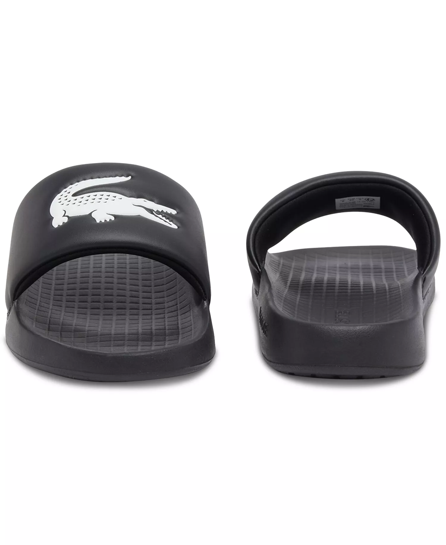 Men's Logo Serve Slides 1.0  - Black/White - 10M