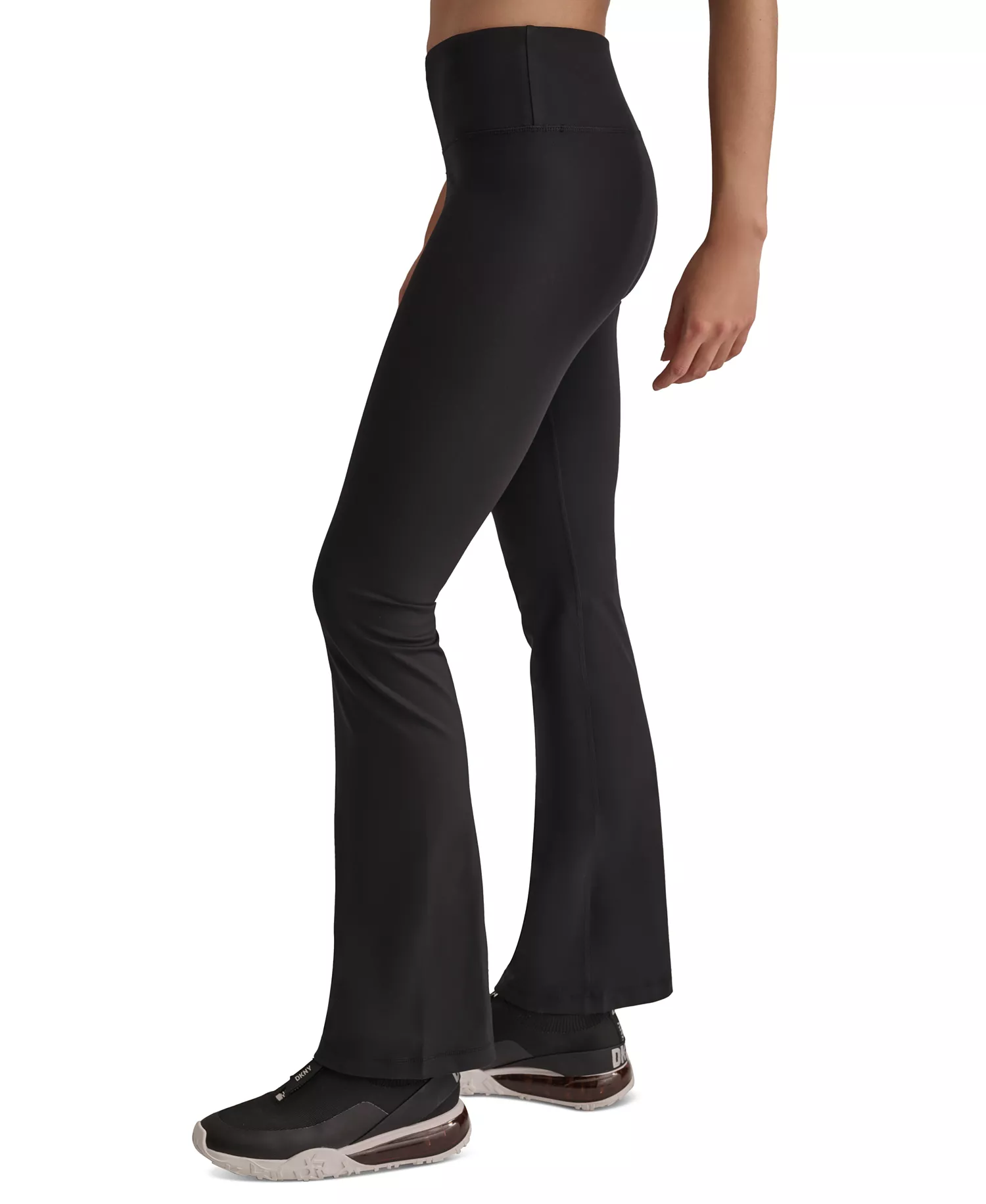 Women's Balance Compression High-Waist Flared Leggings - Black - L