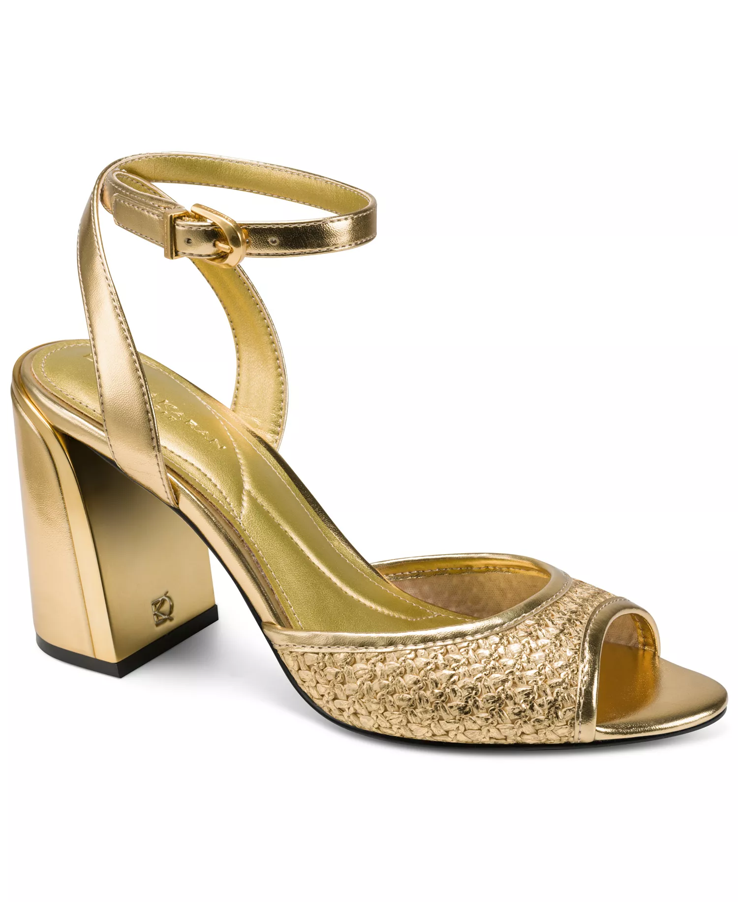 Women's Sinclair Ankle Strap Dress Sandals - Gold - 10