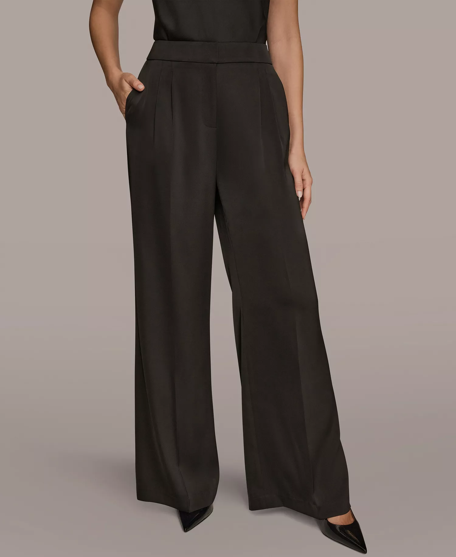 Women’s Wide Leg Pants - Black - 0