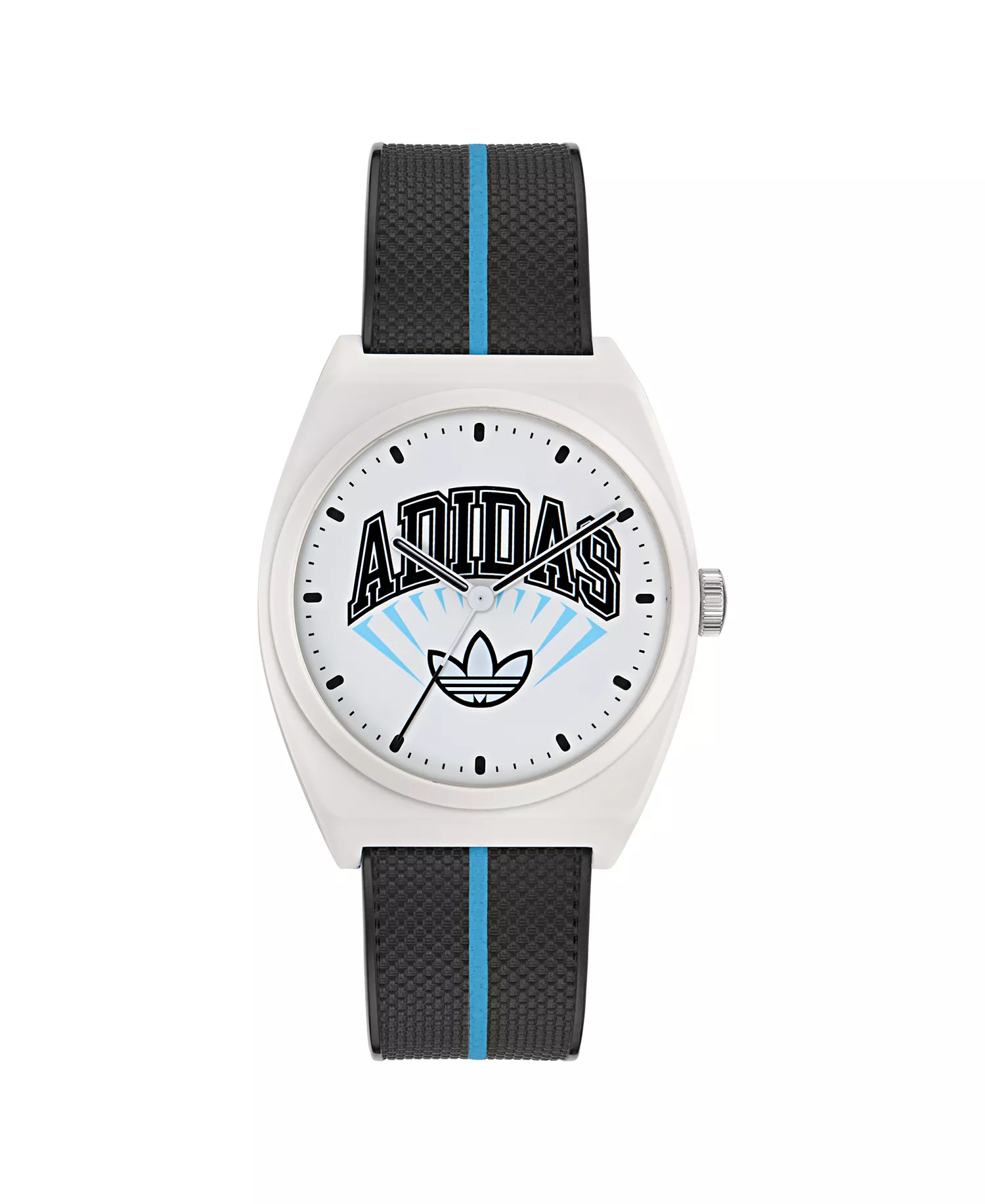 Unisex Analog Black Resin Watch, 38mm - Black - No Size