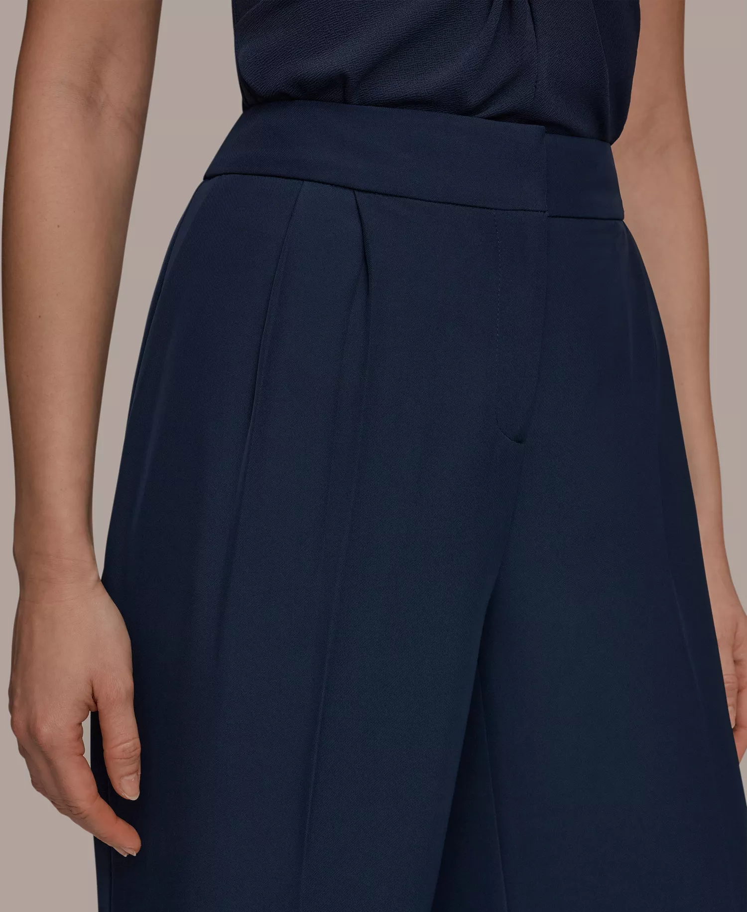 Women's High-Waist Mid Rise Pants - Nightfall - 0