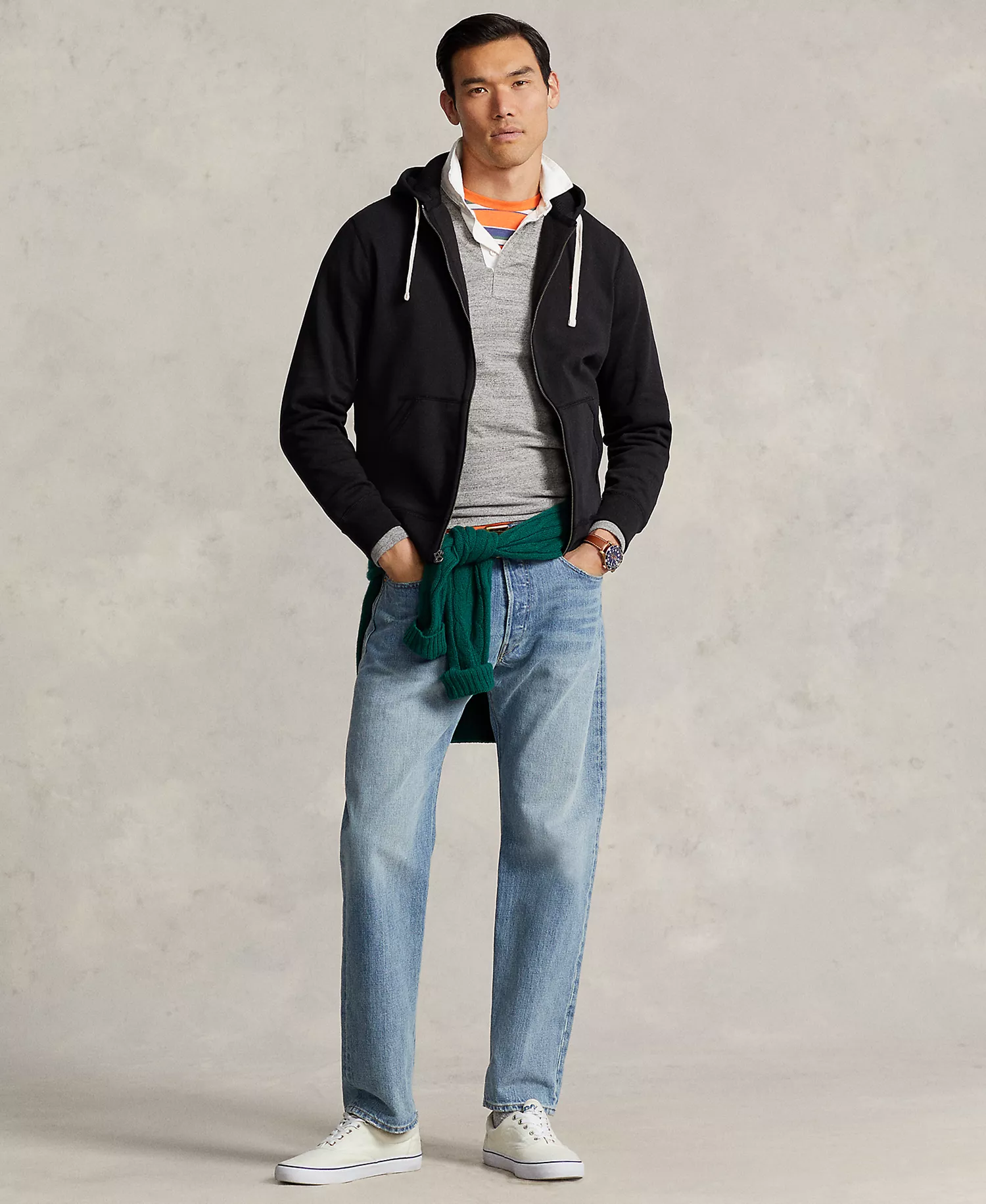 Men's & Kid's Cotton Fleece Hoodie Collection - Ash Grey Heather - 2XL