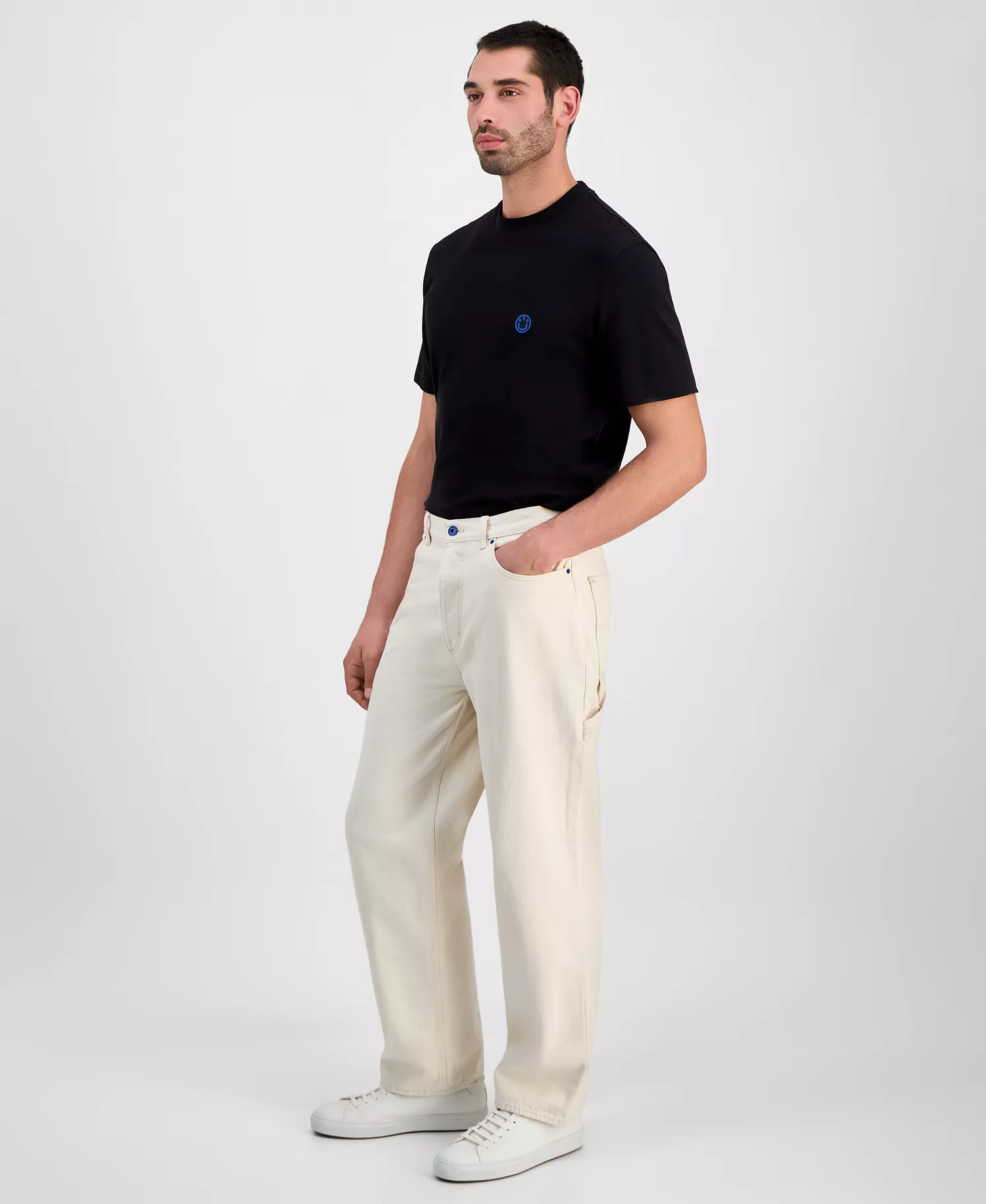 Men's Carpenter Pants - Light Beige - 30x32