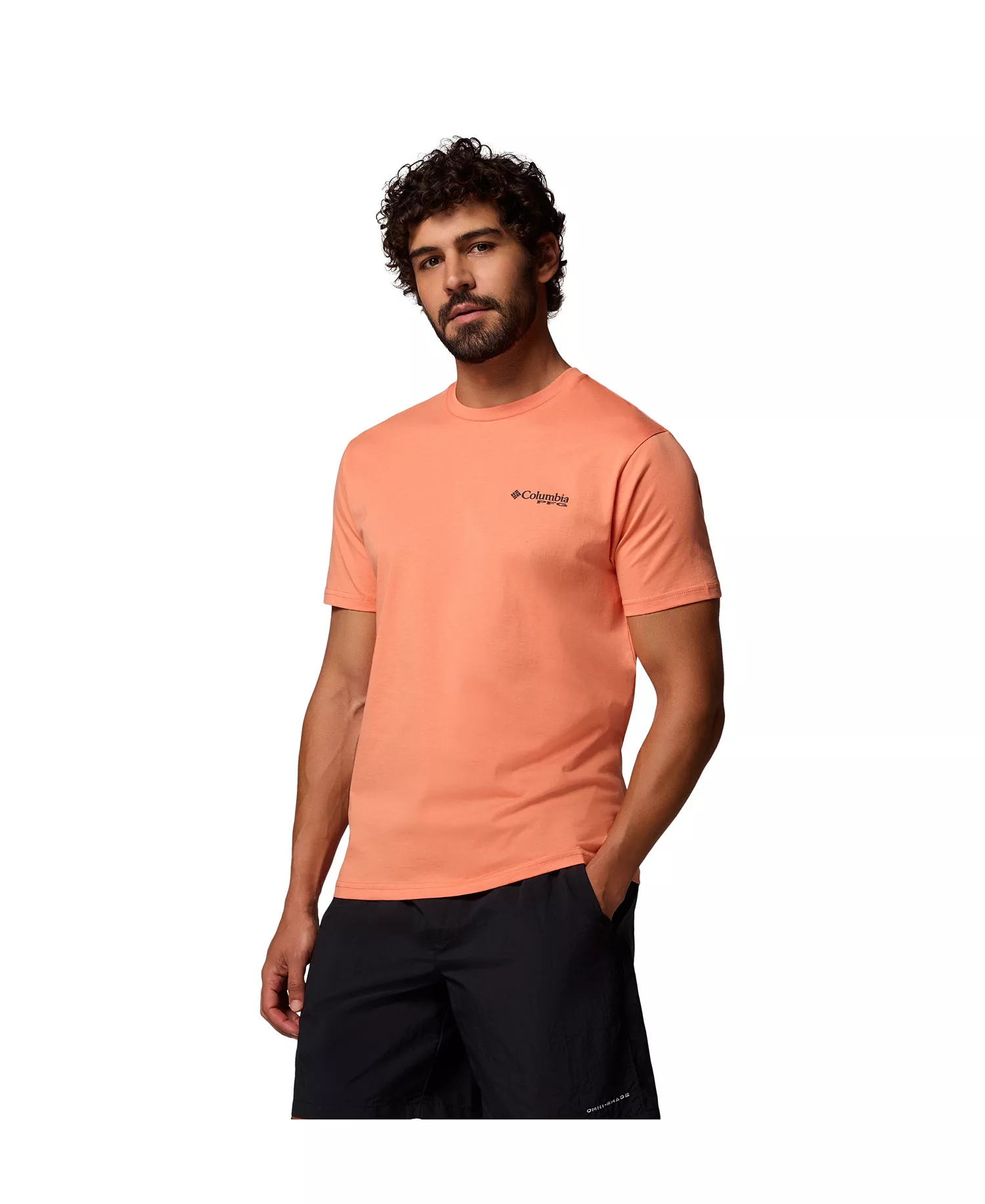 Men's Marlow Graphic T-Shirt - Bright peach - L