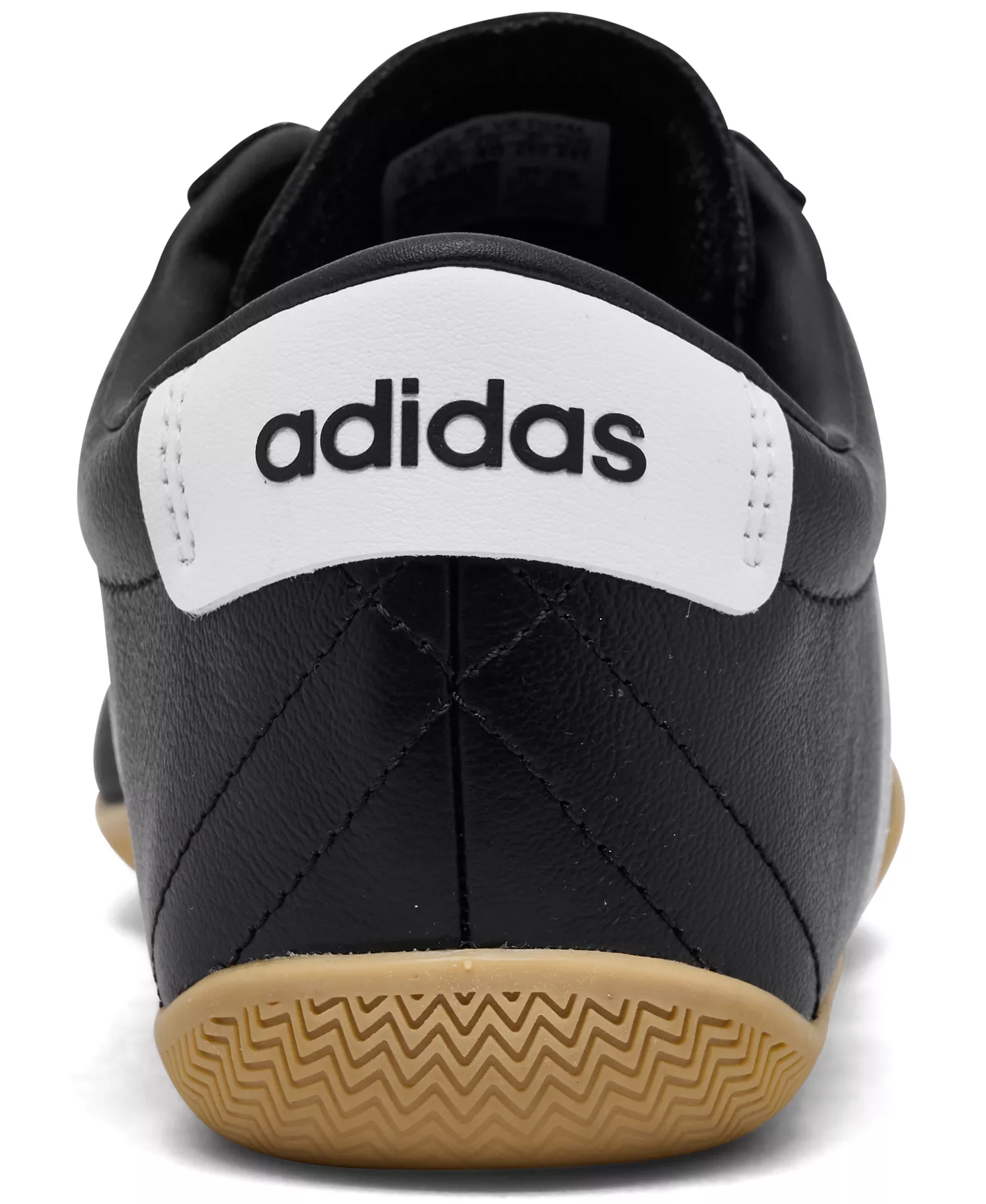 Women's Grand Court Lo Casual Sneakers from Finish Line - Black, White, Gum - 9.5