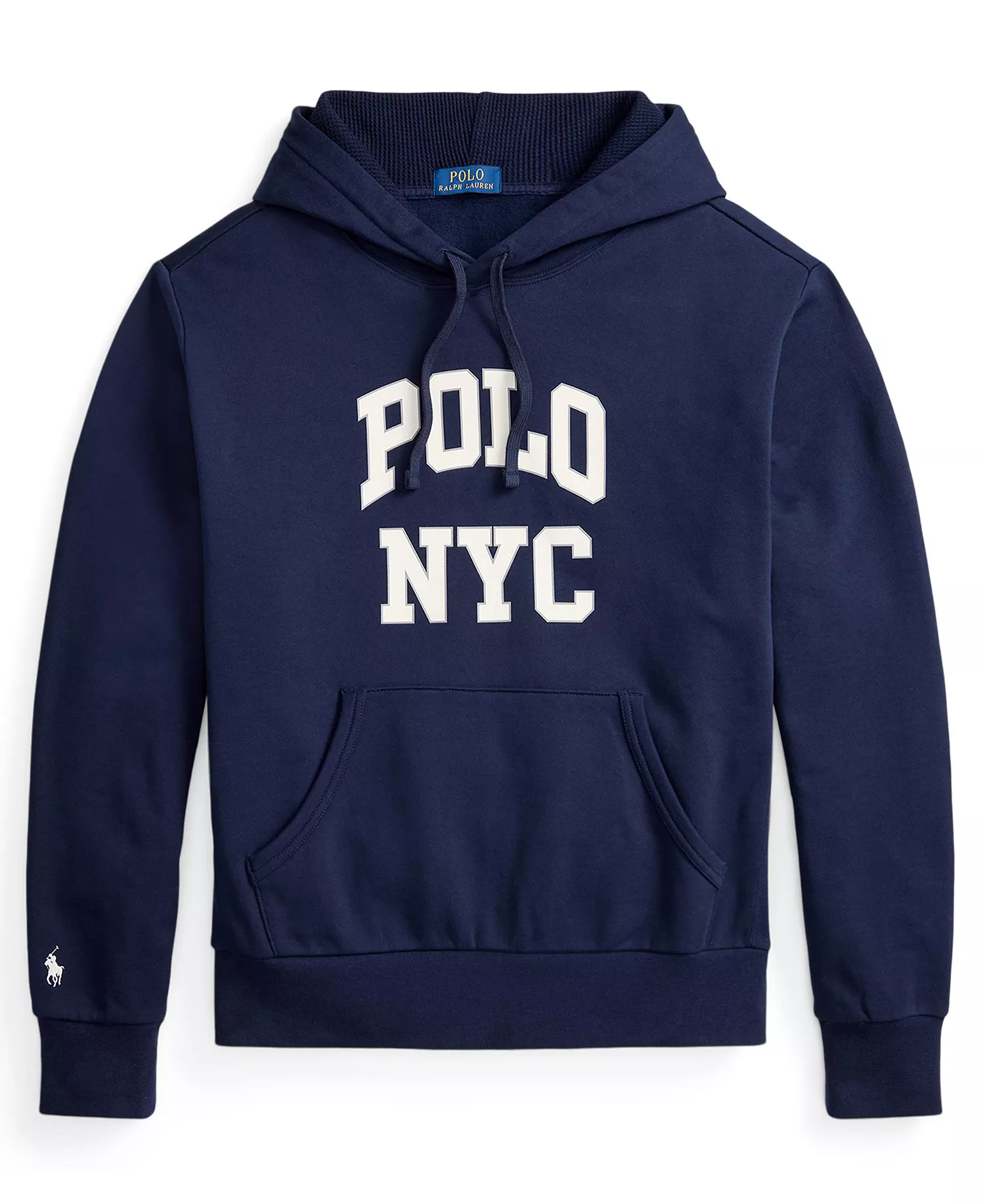 Men's Graphic Fleece Hoodie - Cruise Navy - 2XL