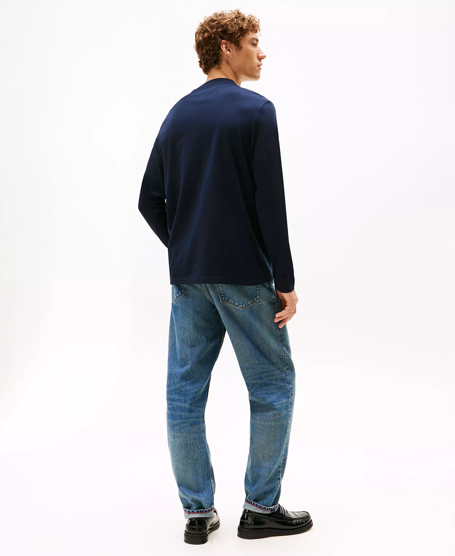 Men's Linear Flag Graphic Long-Sleeve T-Shirt - Desert Sky - XXL