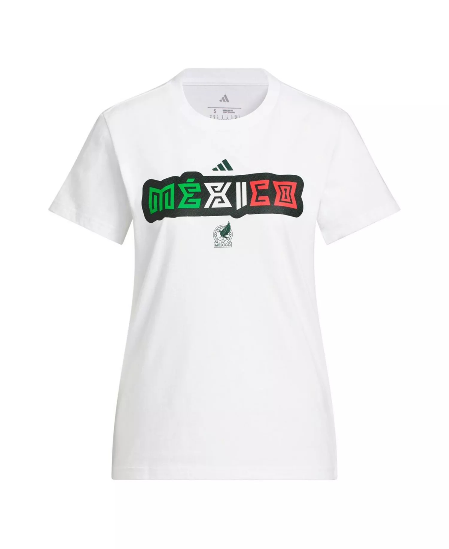 Women's White Mexico National Team Jersey Hook T-Shirt - White - L