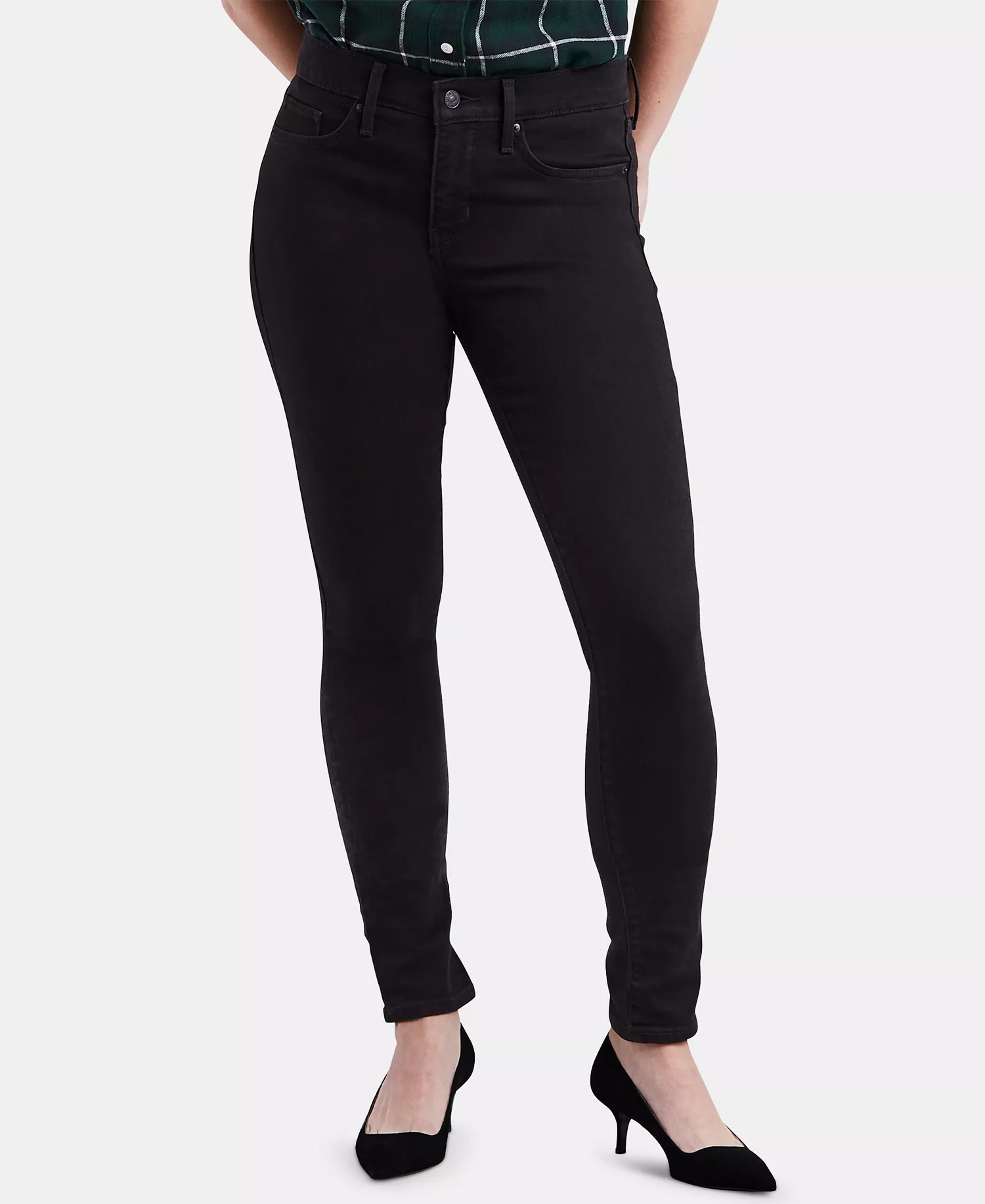 Women's 311 Shaping Skinny Jeans in Long Length - Black - 24L