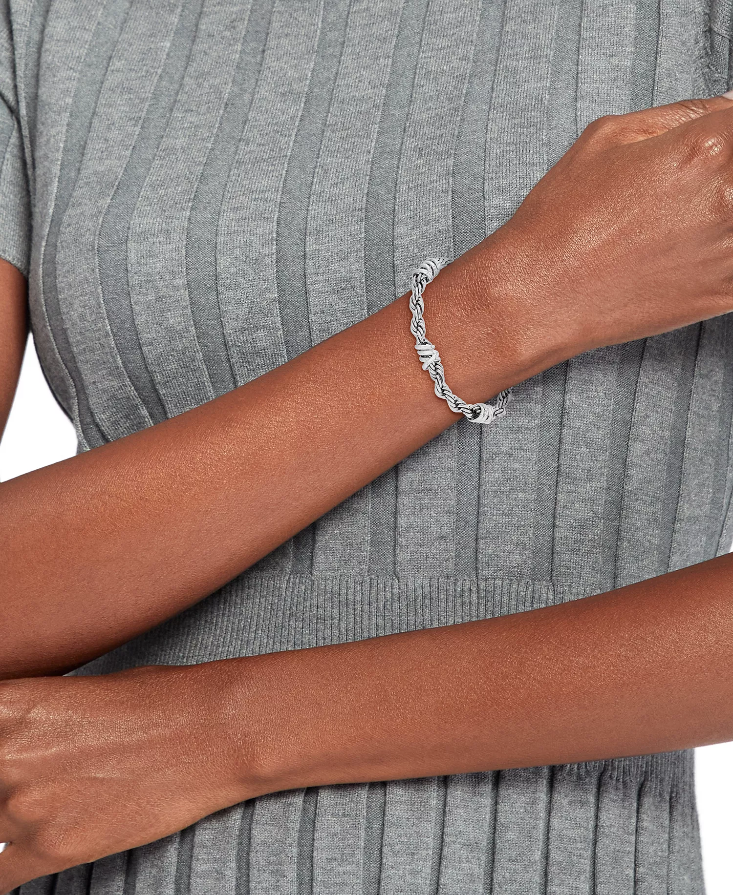 Women's Nautical Charms Gold-Plated Stainless Steel Bracelet - Silver - ONE SIZE