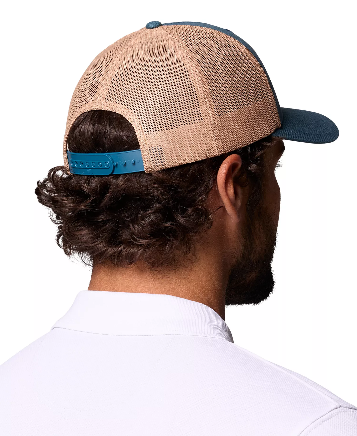 Men's Mesh Snap Back Hat - Everblue/Pnw Bear - OS
