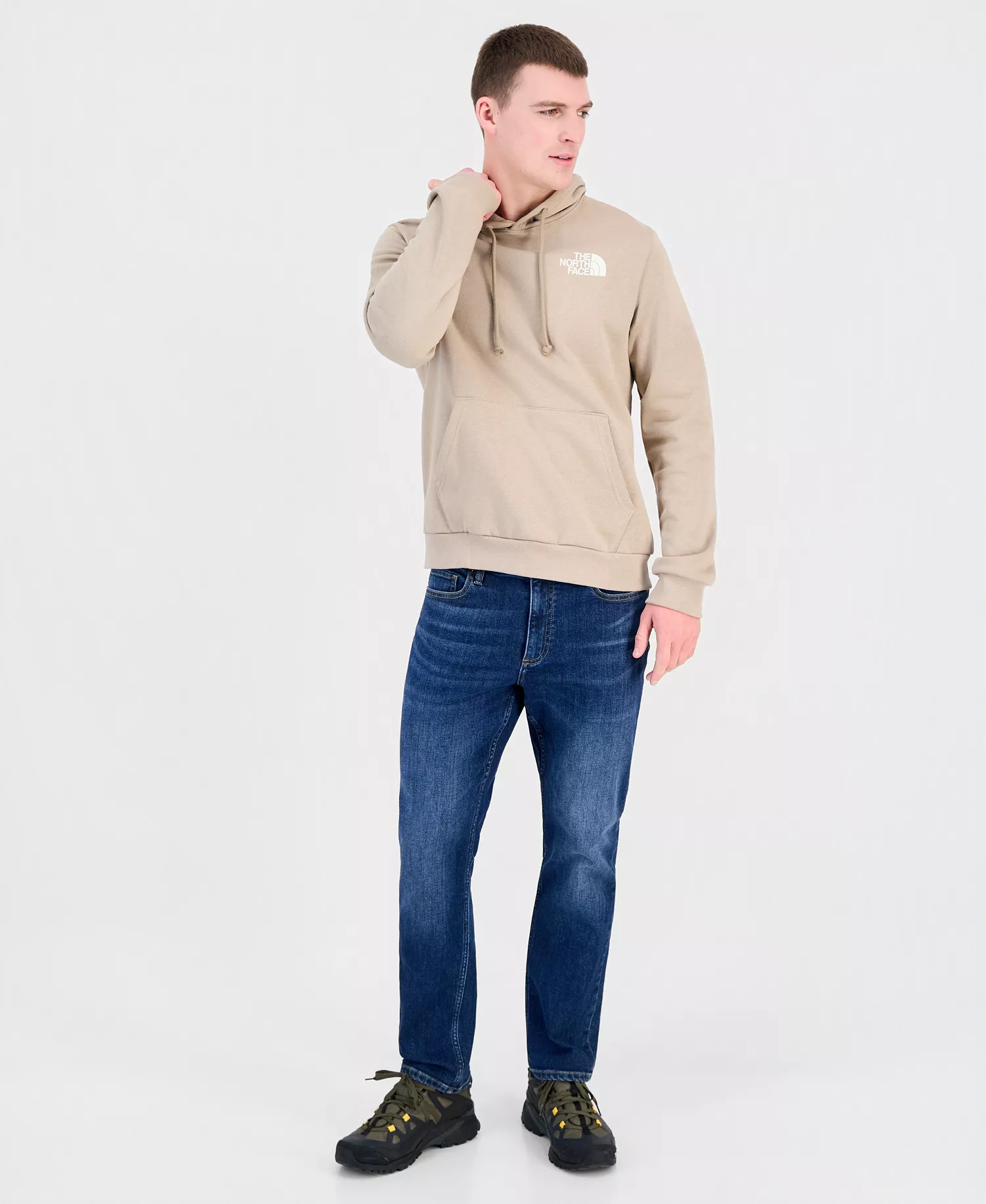 Men's Evolution Retro NSE Regular Hoodie - Mushroom Grey - 2XL