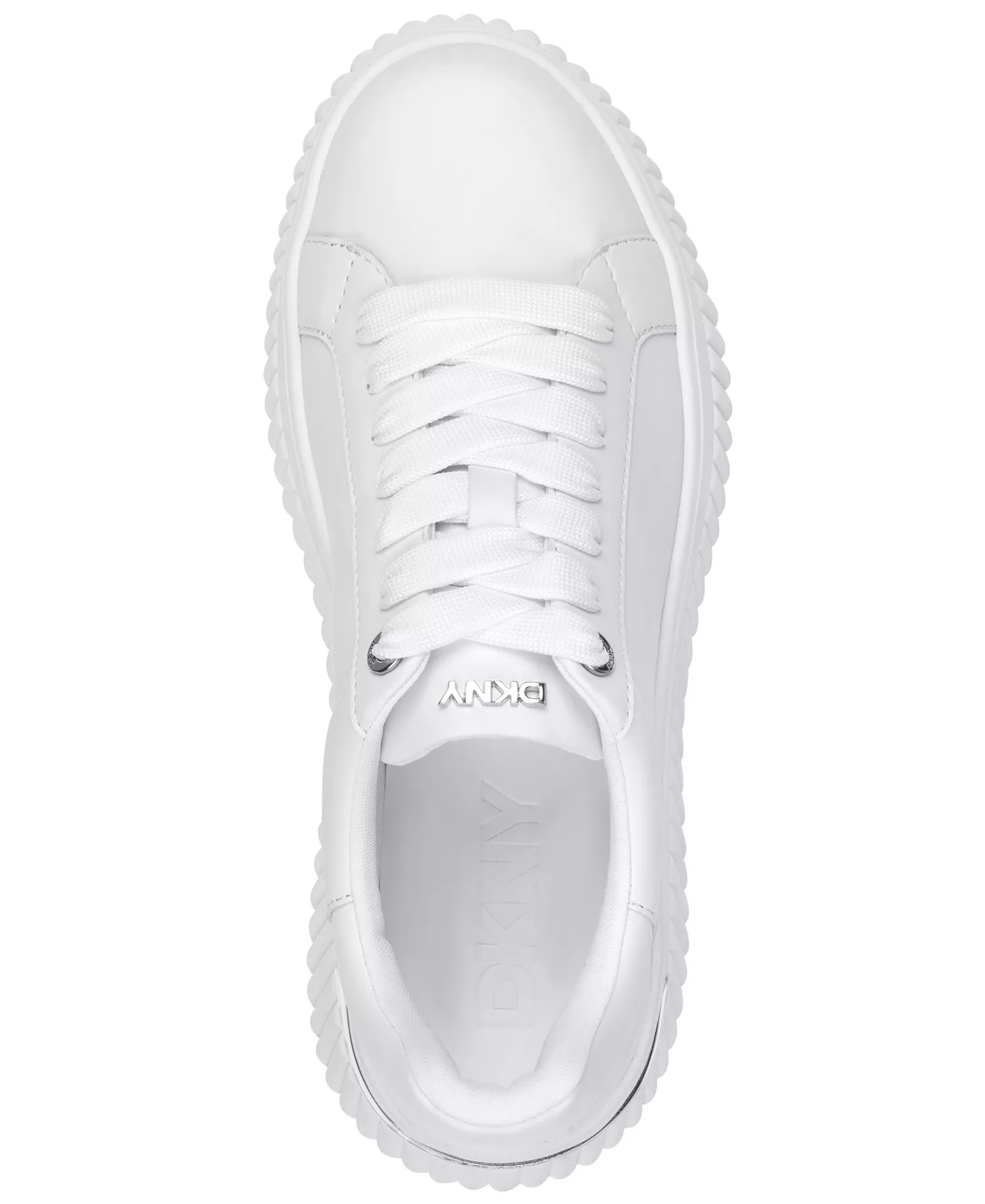 Women's Lobeco Lace Up Platform Sneakers - White - 5.5M