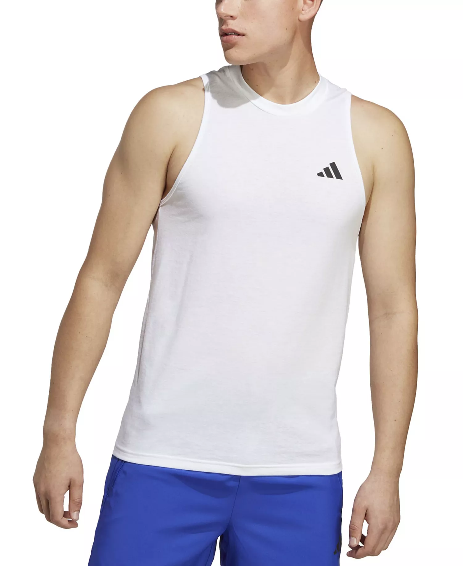 Men's Essentials Slim-Fit Feelready Training Tank - White - 2XL
