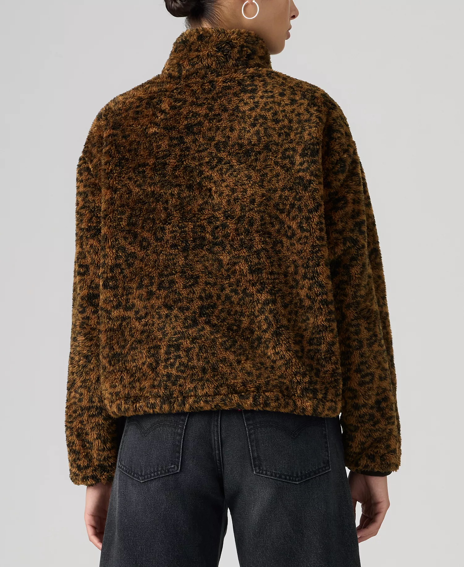 Women's Gemma Quarter-Zip Sweatshirt - Annessa Light Ecru - L