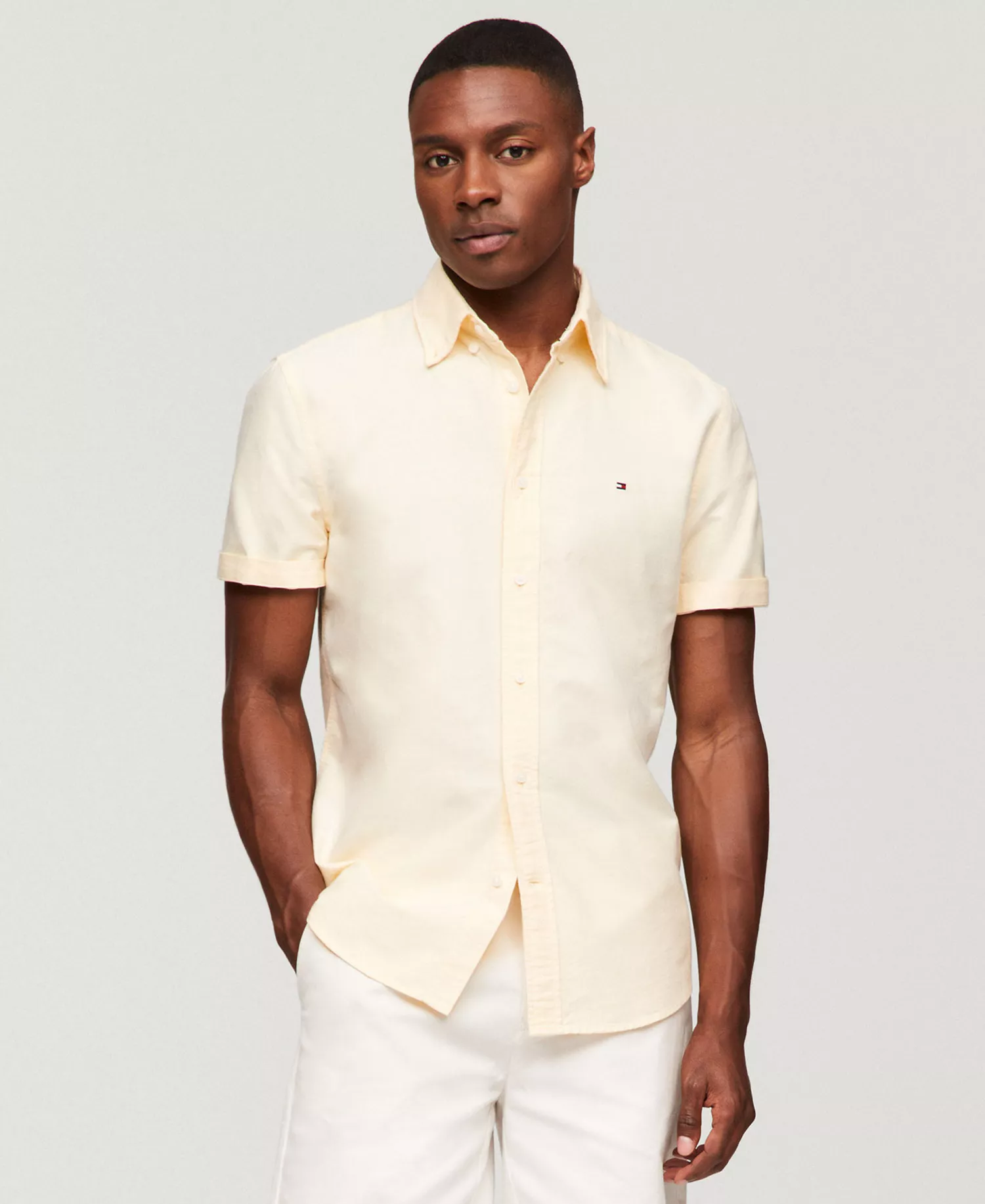 Men's Heritage Oxford Regular-Fit Button-Down Shirt - Citronella - L