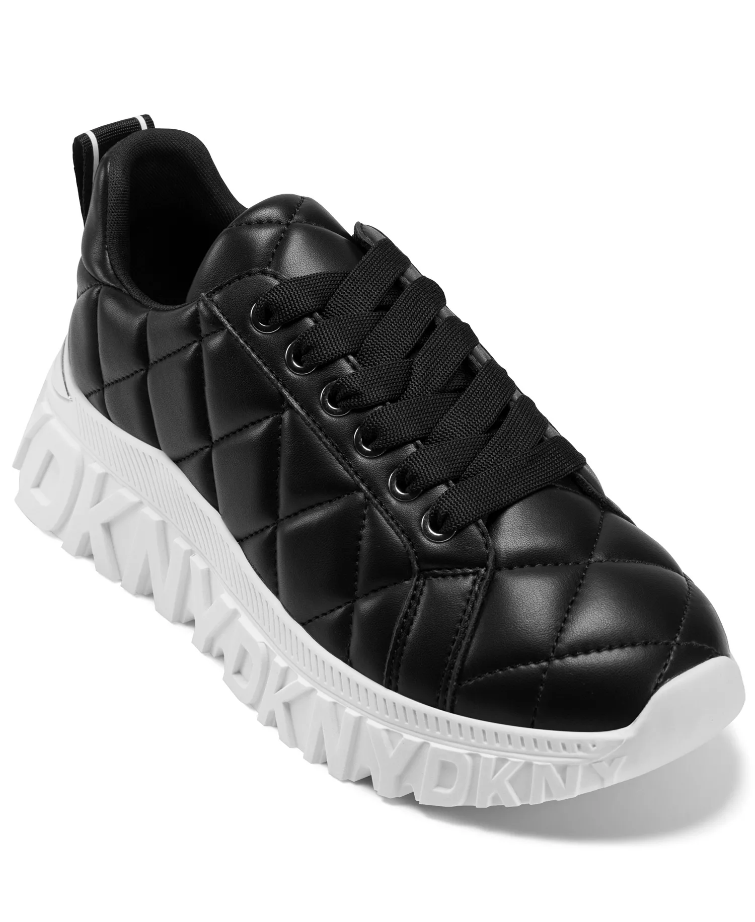 Women's Lathen Lace Up Sneakers - Black - 5.5M