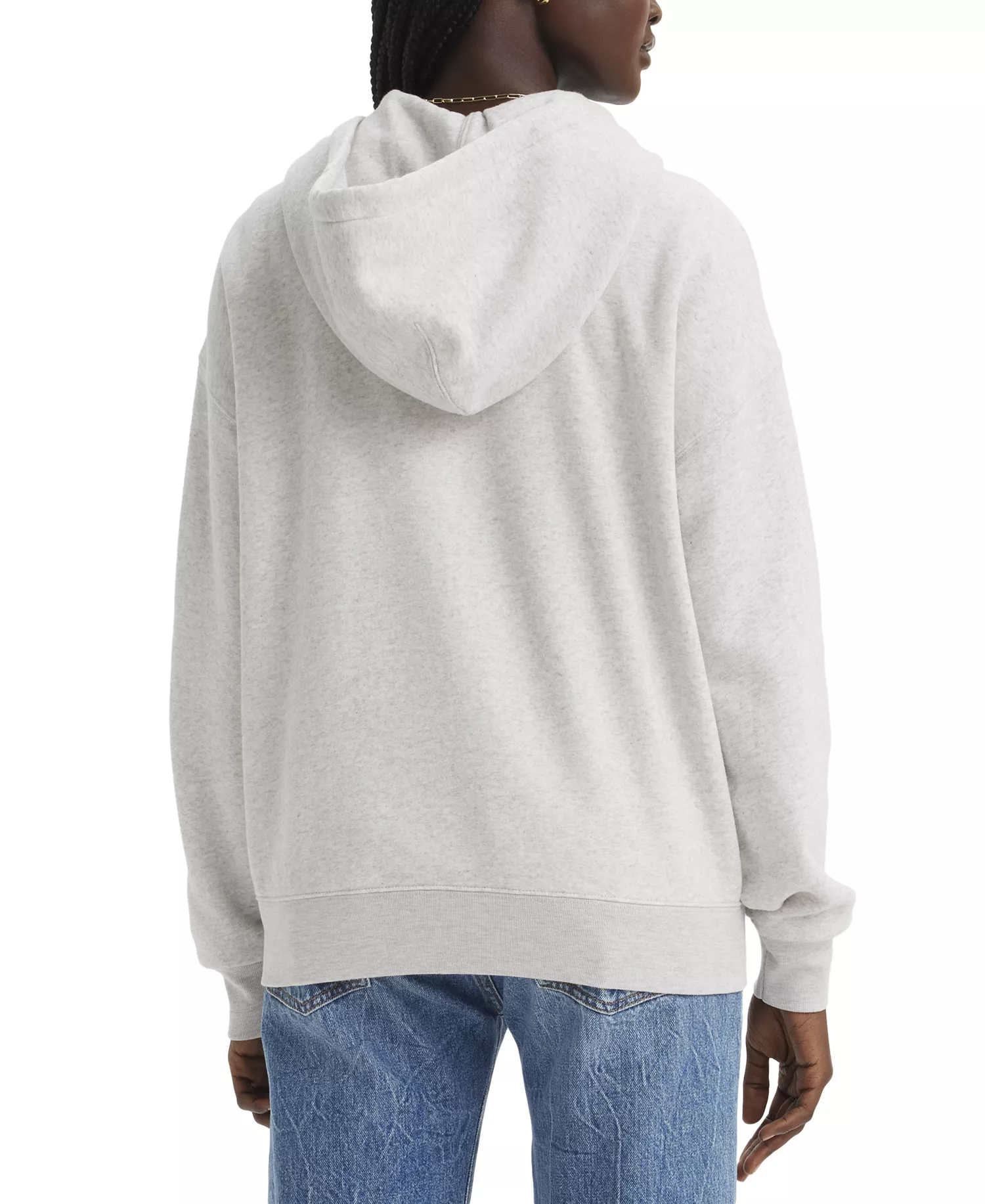 Women's Everyday Zip-Up Hoodie - Orbit Heather Gray - M