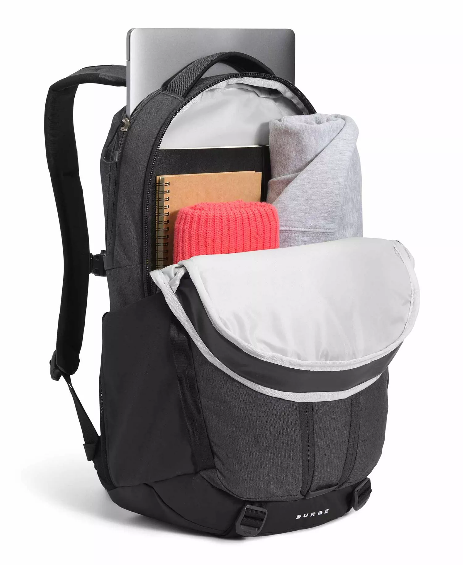 Men's Surge Backpacks Messengers - Asphalt gray light heather, Black - ONE SIZE