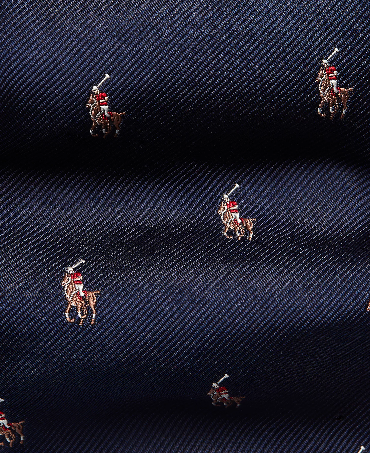 Men's Polo Pony Silk Tie - Navy - No Size