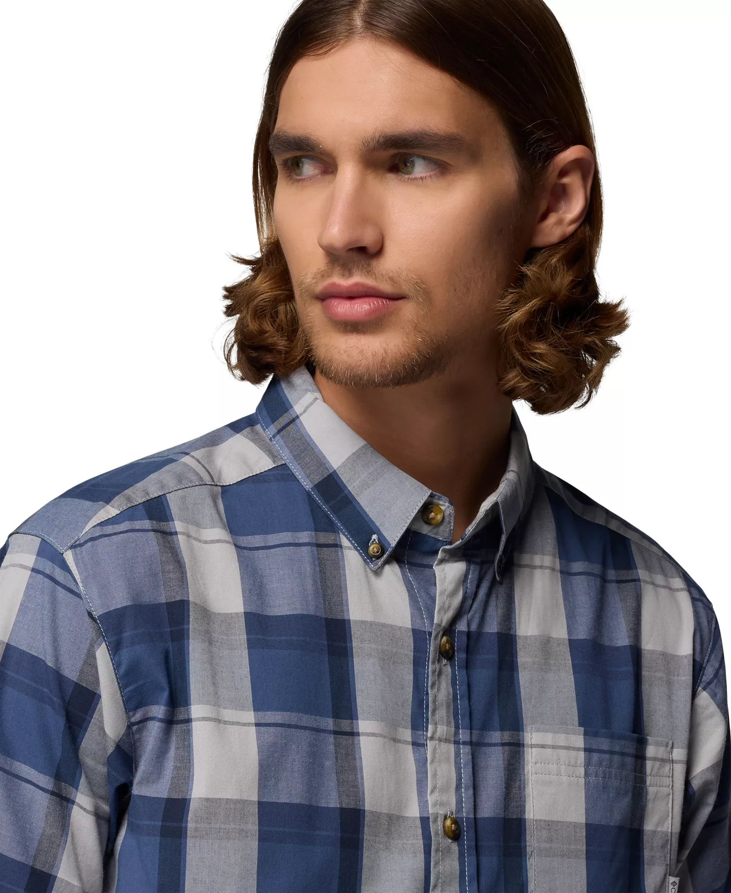Men's Rapid Rivers Short-Sleeve Plaid Shirt - Dark Mountain, Base Plaid - L