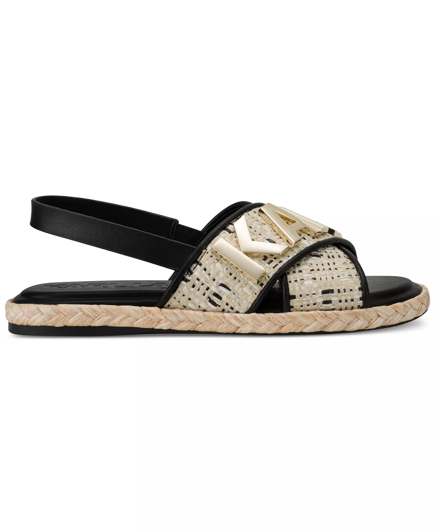 Women's Charla Slingback Sandals - Natural/ Black - 10M