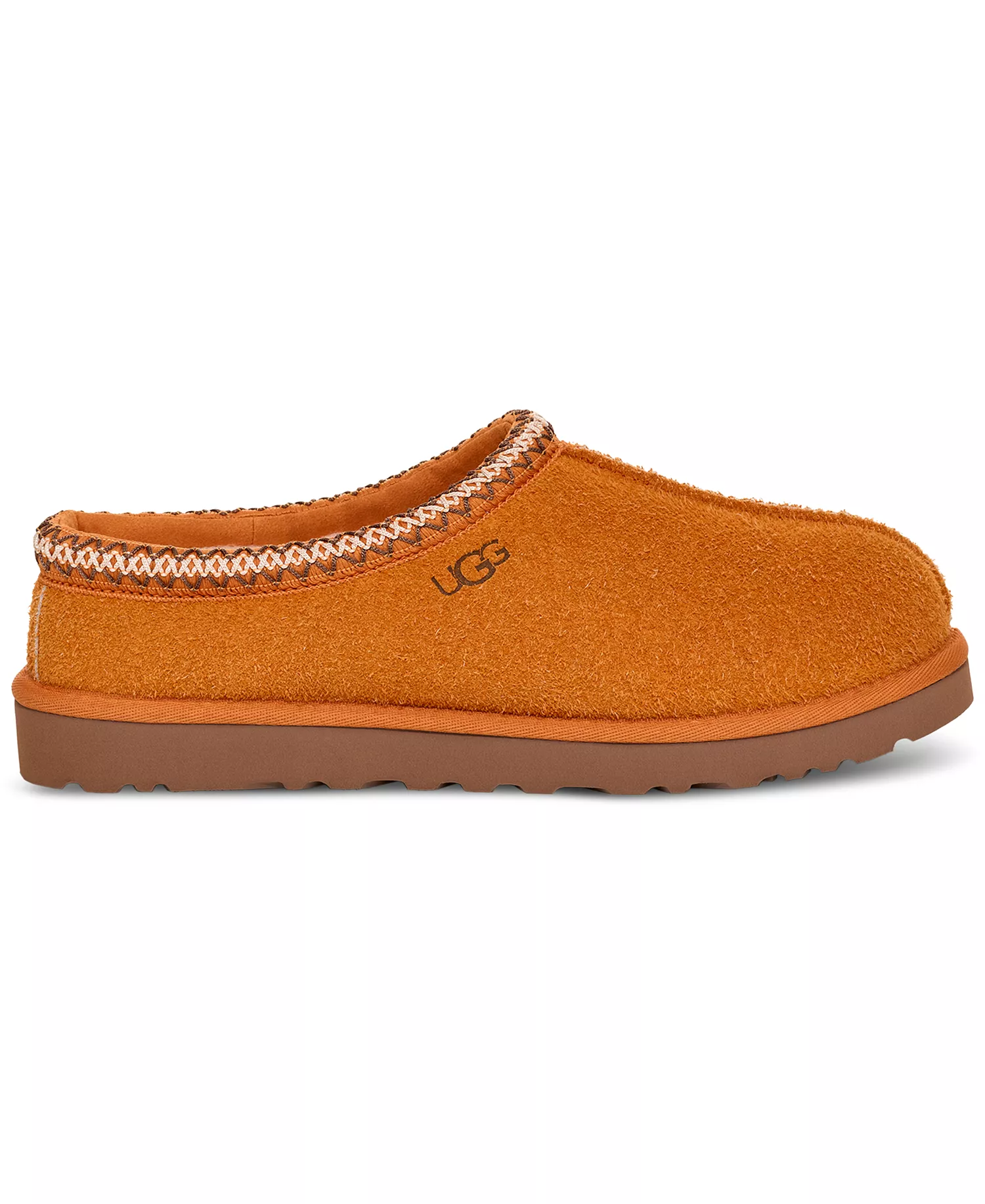 Men's Tasman Shaggy Suede Slipper - Dark Apricot - 10M