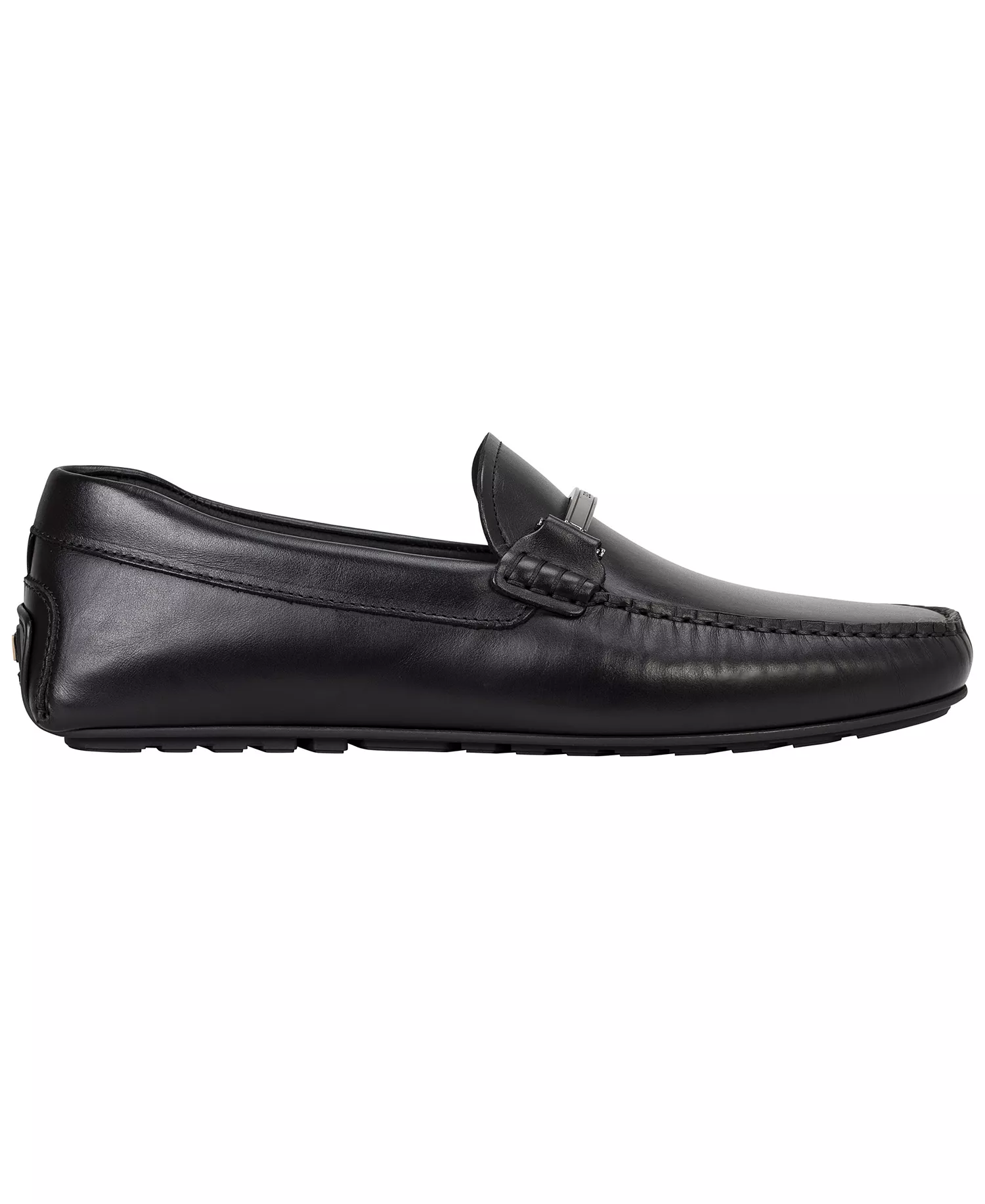 Men's Noel Slip-On Round-Toe Loafers - Black - 10M
