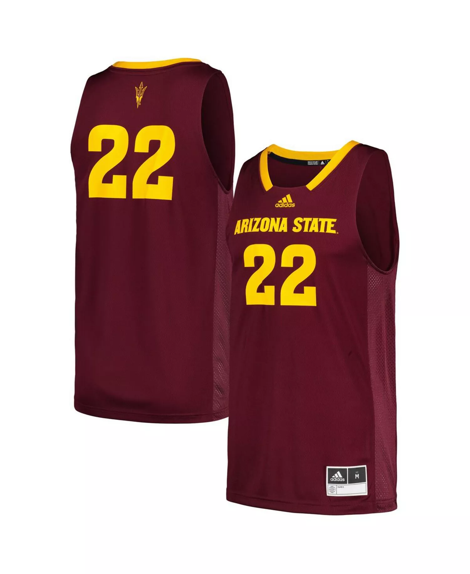 Men's #22 Maroon Arizona State Sun Devils Swingman Jersey - Maroon - 2XL