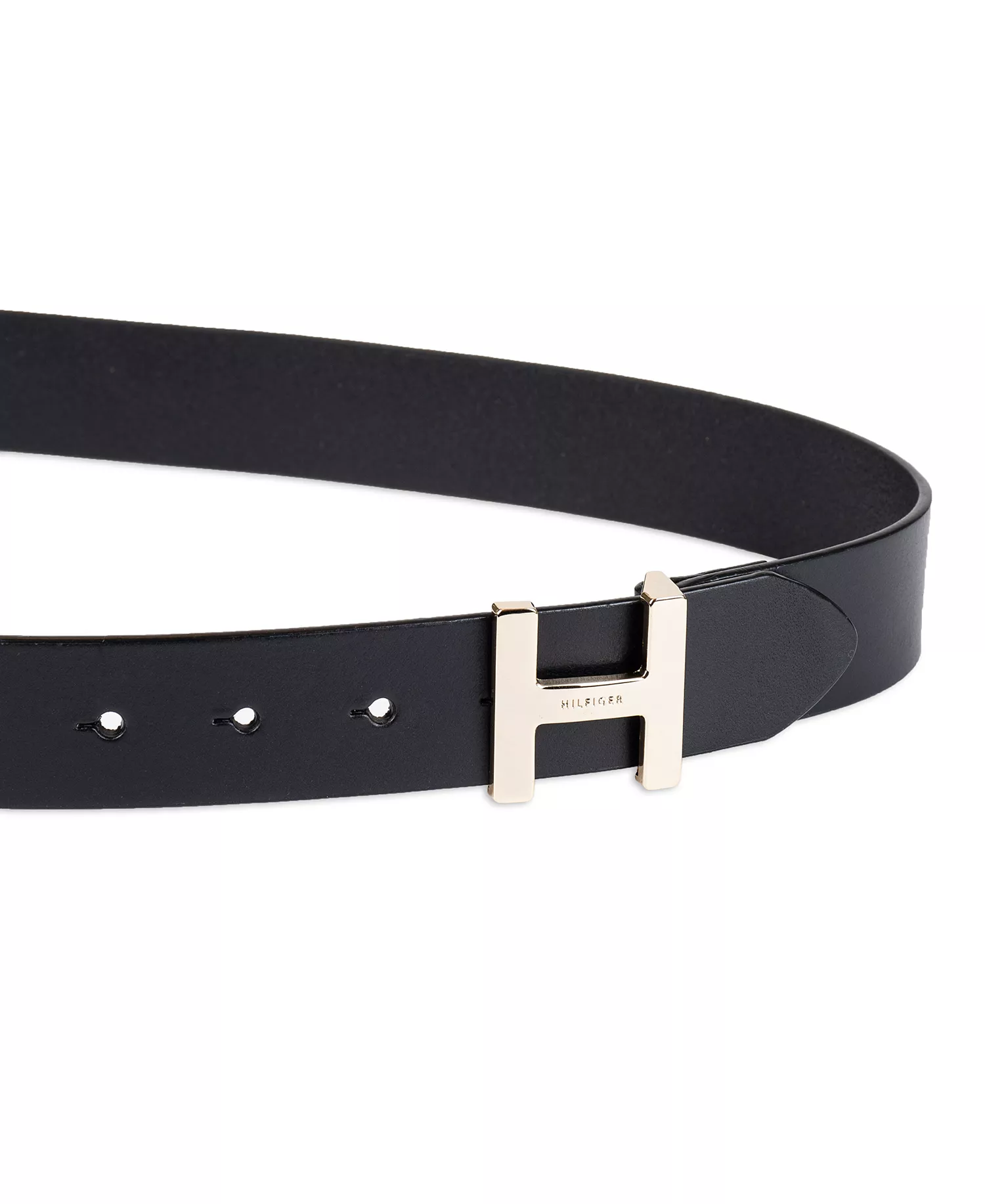 Women's H Monogram Buckle Belt - Black - 2X