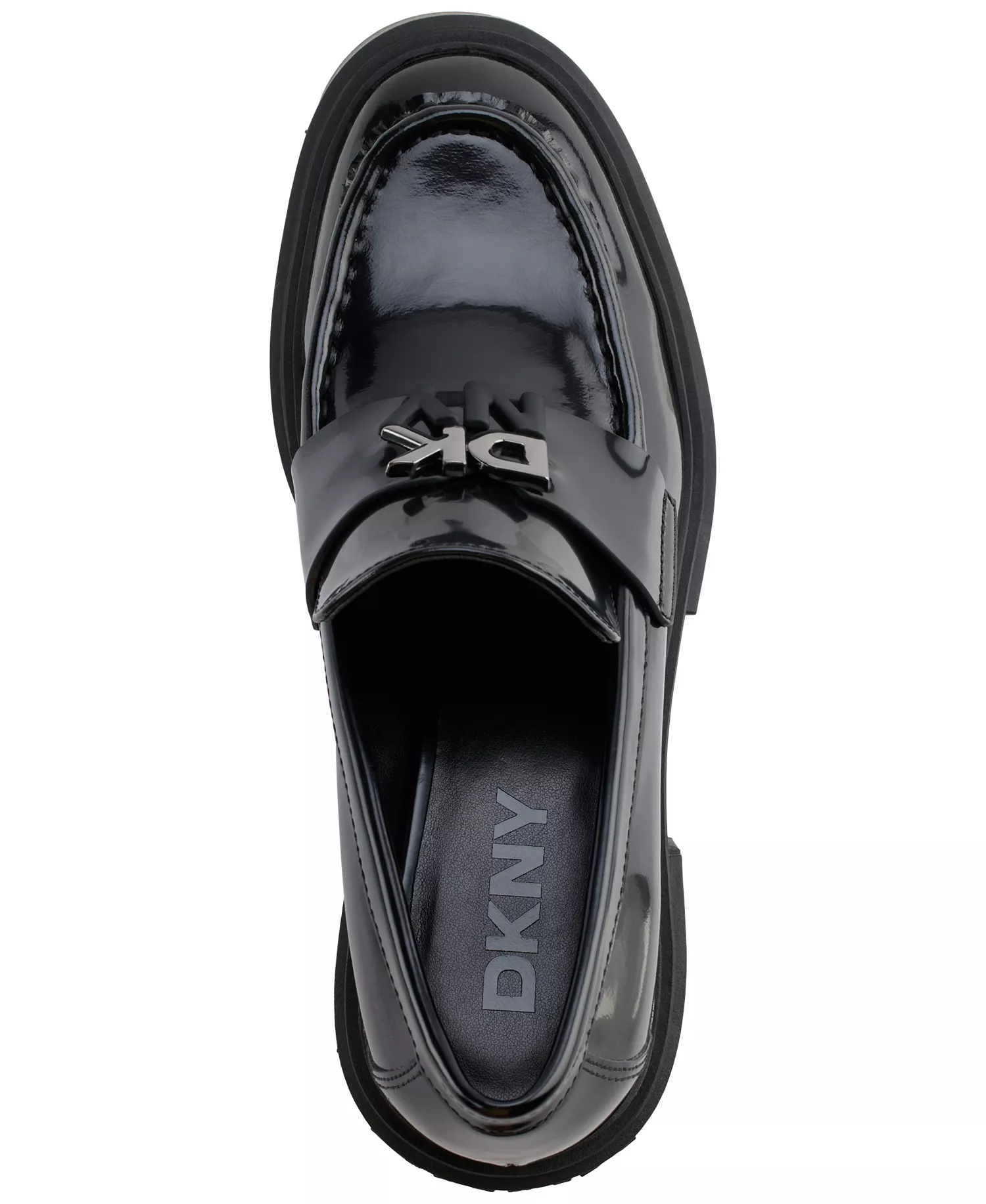 Women's Texas Heeled Platform Loafers - Black - 7.5M