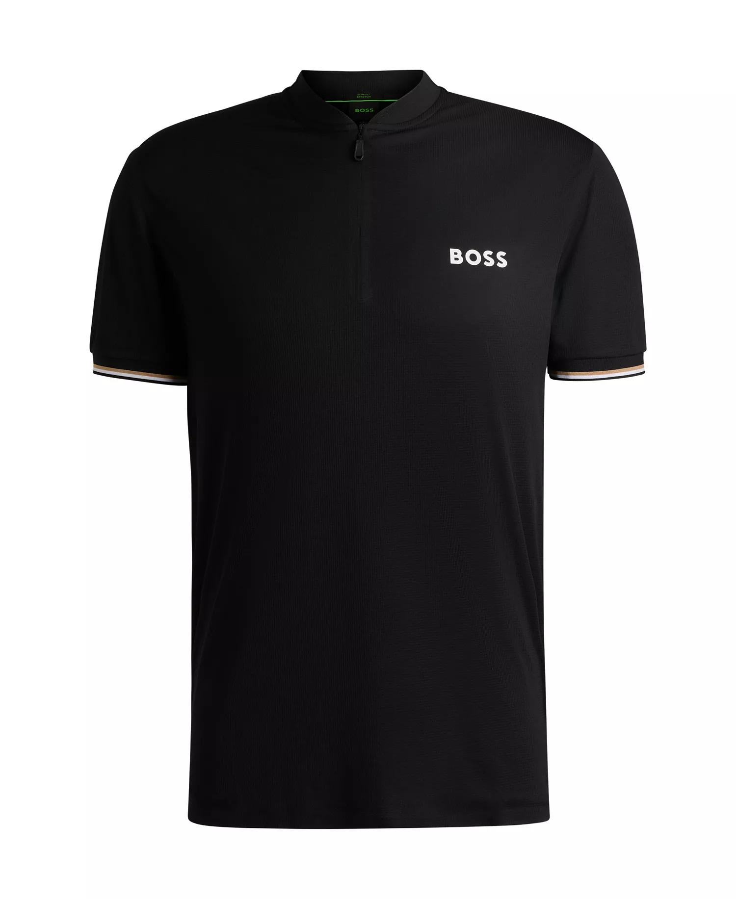 Men's Active Slim-Fit Polo Shirt - Black - 2XL